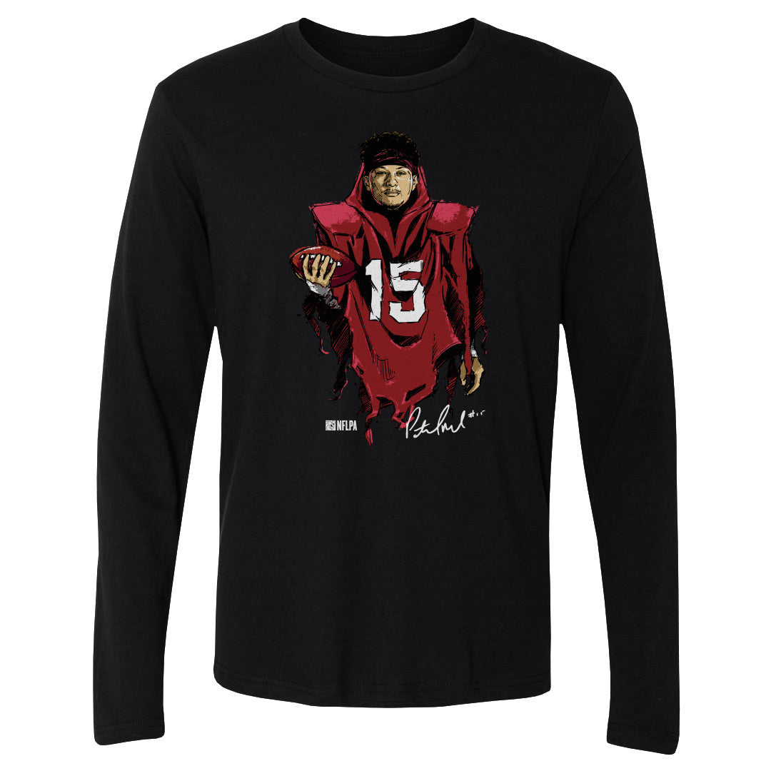 Patrick Mahomes Men&#39;s Long Sleeve T-Shirt | 500 LEVEL