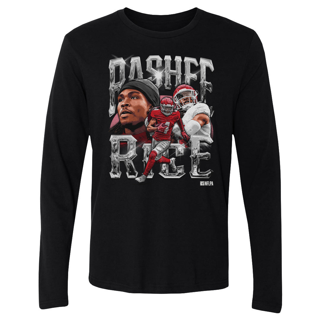 Rashee Rice Men&#39;s Long Sleeve T-Shirt | 500 LEVEL