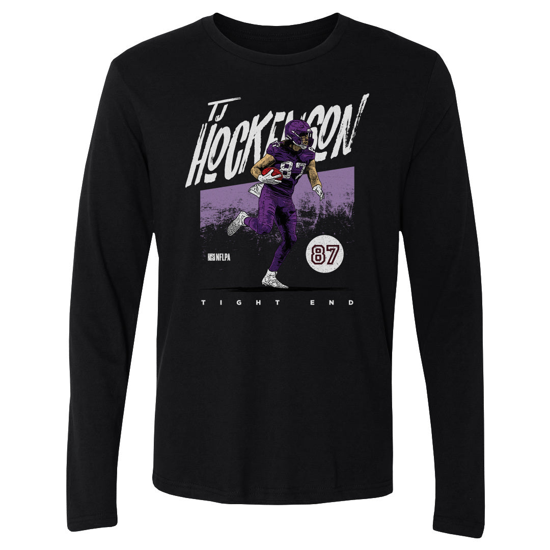 T.J. Hockenson Men&#39;s Long Sleeve T-Shirt | 500 LEVEL