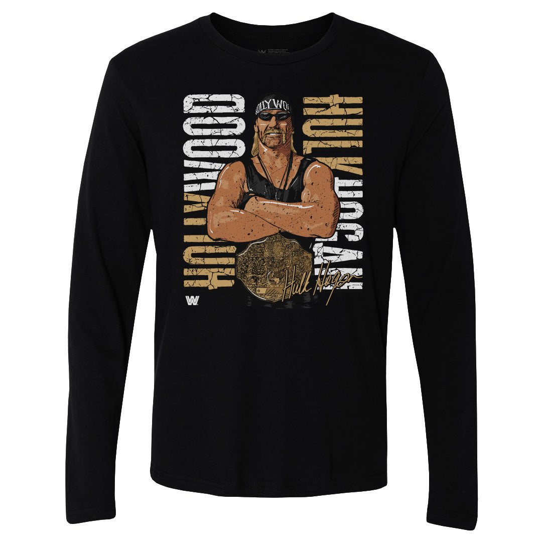 Hulk Hogan Men&#39;s Long Sleeve T-Shirt | 500 LEVEL