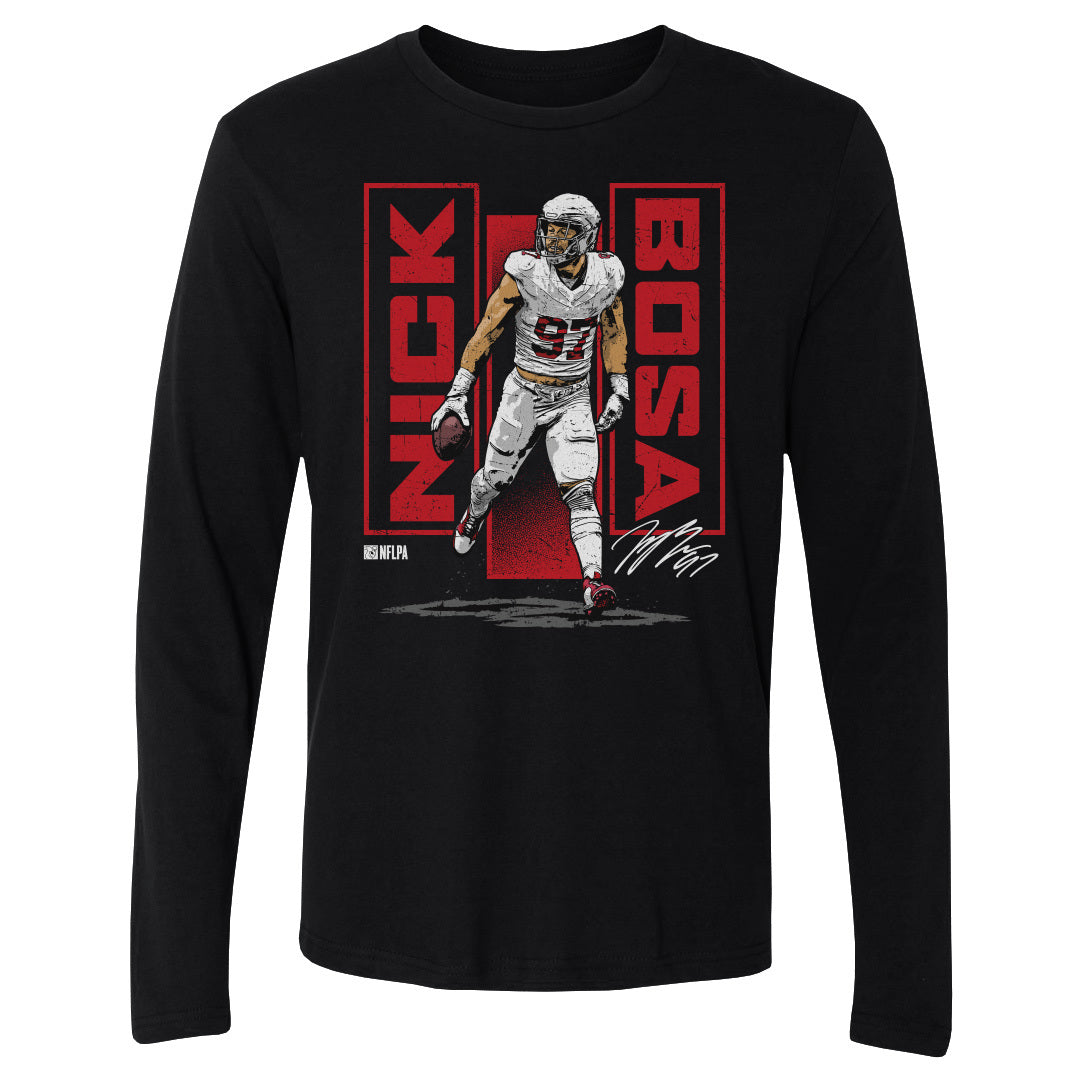 Nick Bosa Men&#39;s Long Sleeve T-Shirt | 500 LEVEL