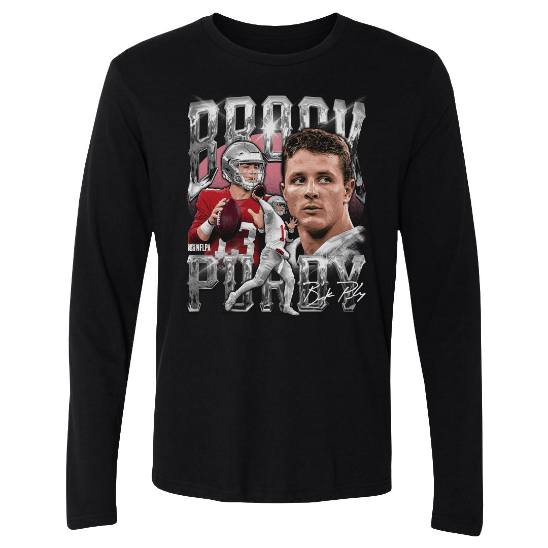 Brock Purdy Men&#39;s Long Sleeve T-Shirt | 500 LEVEL