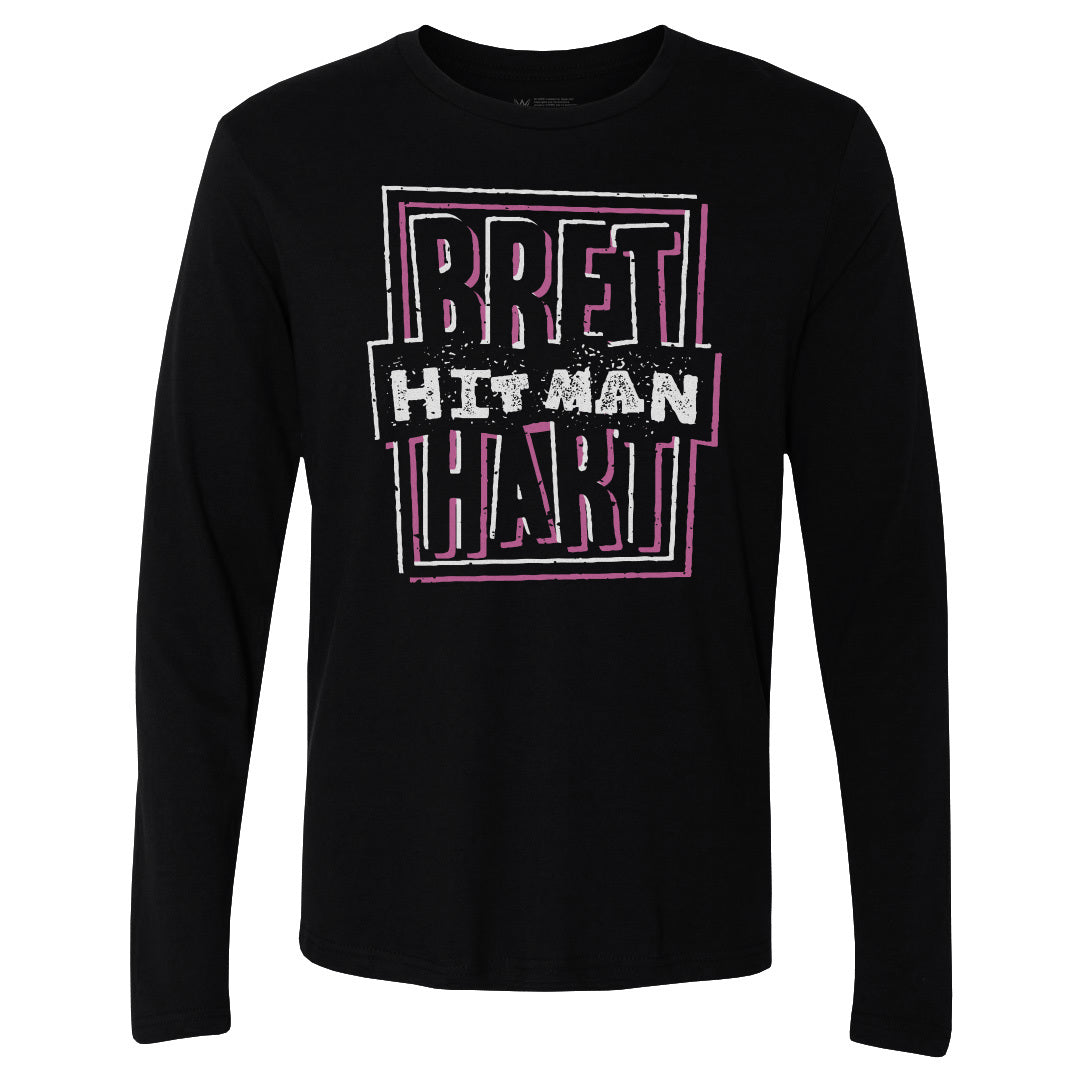 Bret Hart Men&#39;s Long Sleeve T-Shirt | 500 LEVEL