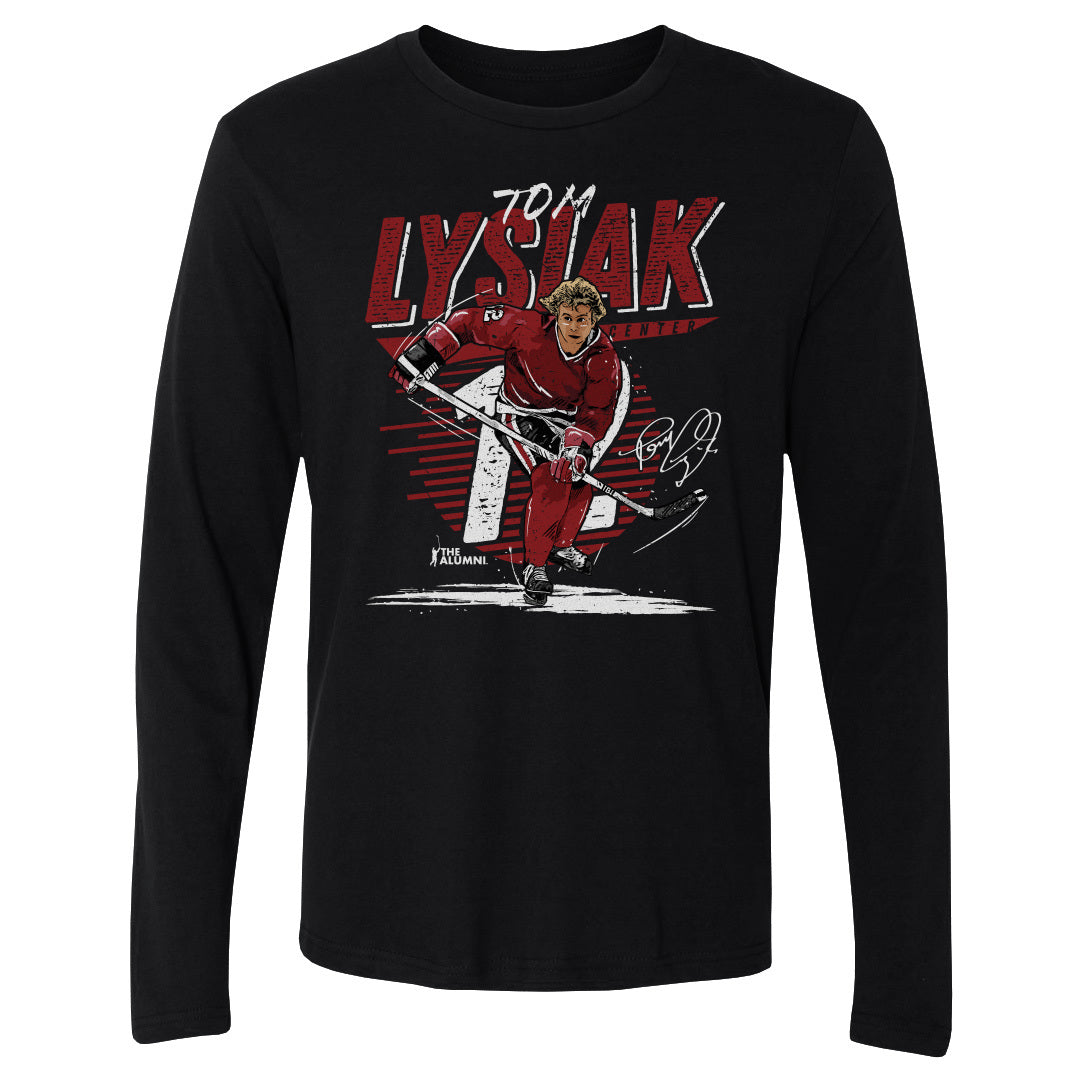 Tom Lysiak Men&#39;s Long Sleeve T-Shirt | 500 LEVEL