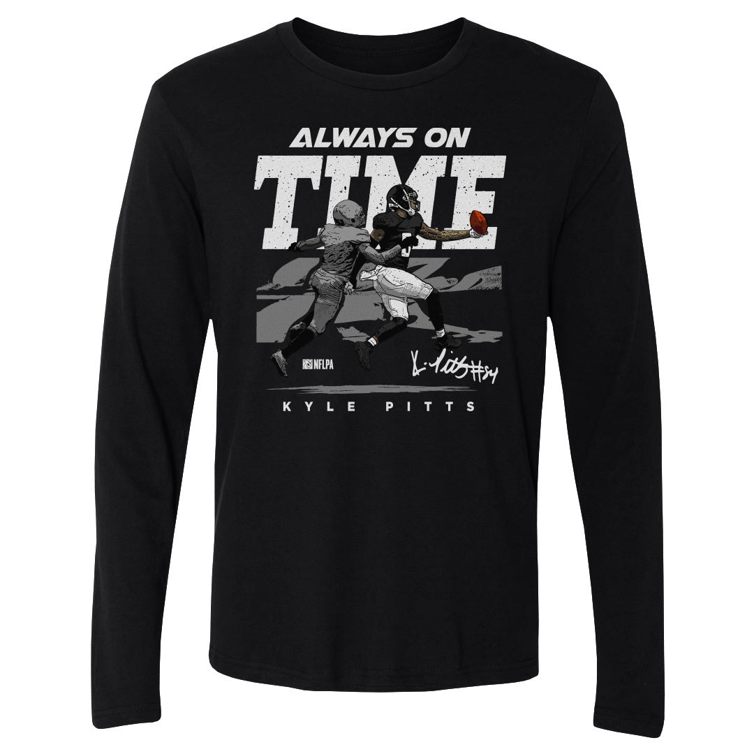 Kyle Pitts Men&#39;s Long Sleeve T-Shirt | 500 LEVEL