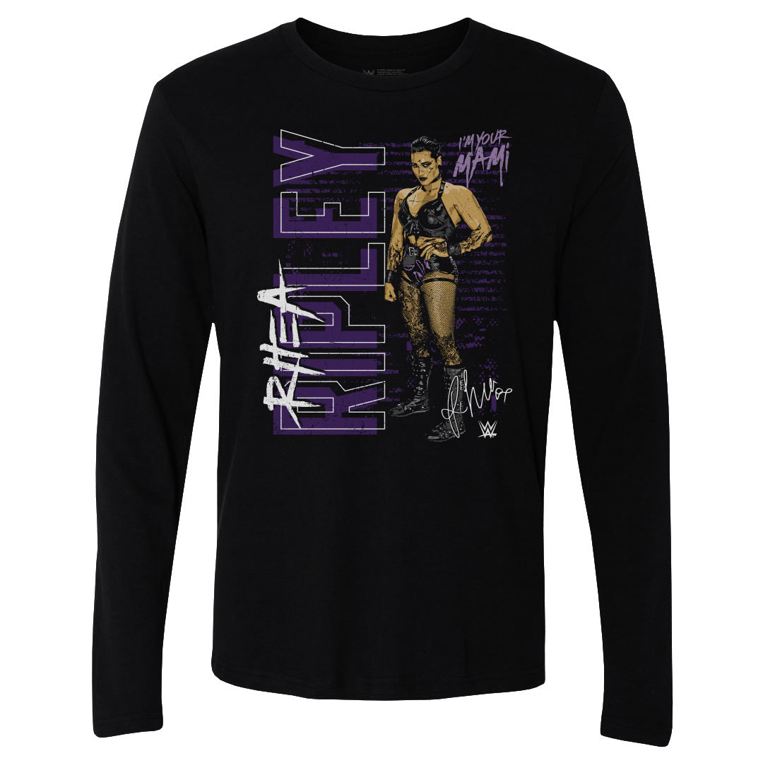 Rhea Ripley Men&#39;s Long Sleeve T-Shirt | 500 LEVEL