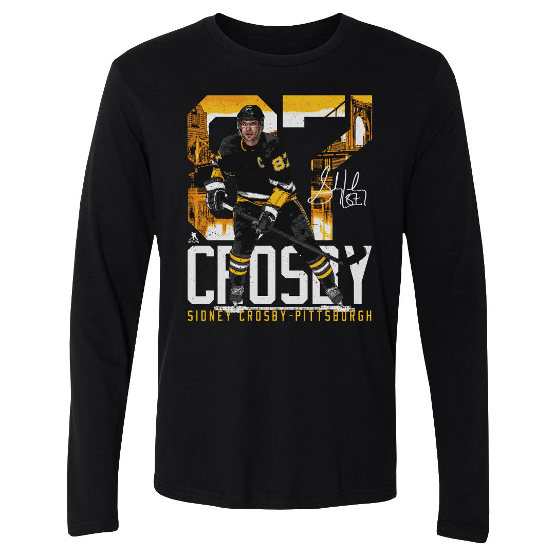 Sidney Crosby Men&#39;s Long Sleeve T-Shirt | 500 LEVEL