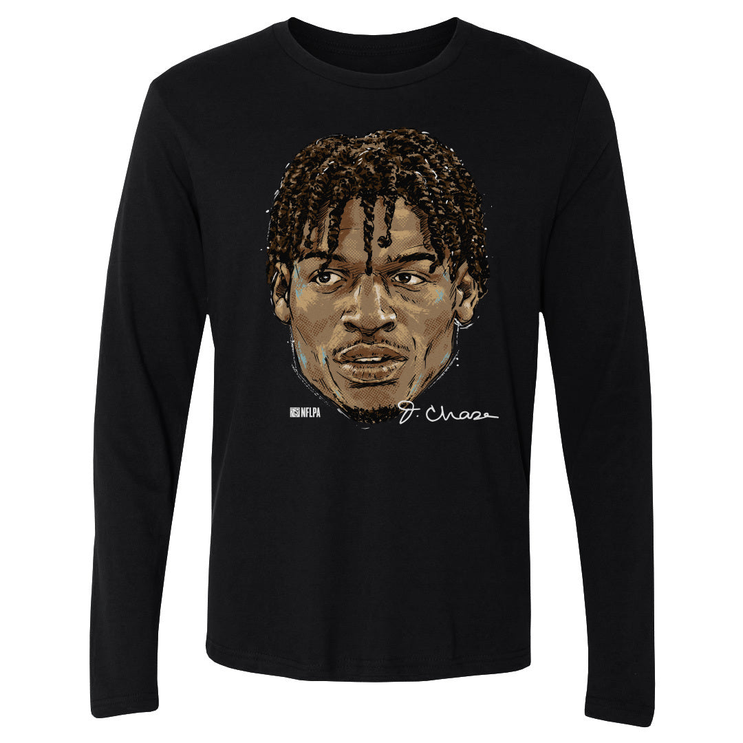 Ja&#39;Marr Chase Men&#39;s Long Sleeve T-Shirt | 500 LEVEL