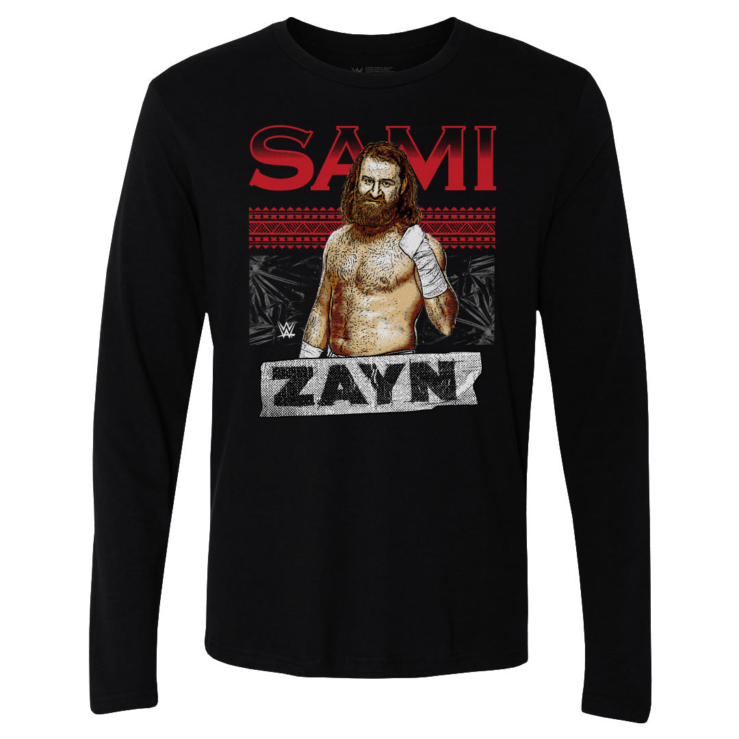 Sami Zayn Men&#39;s Long Sleeve T-Shirt | 500 LEVEL