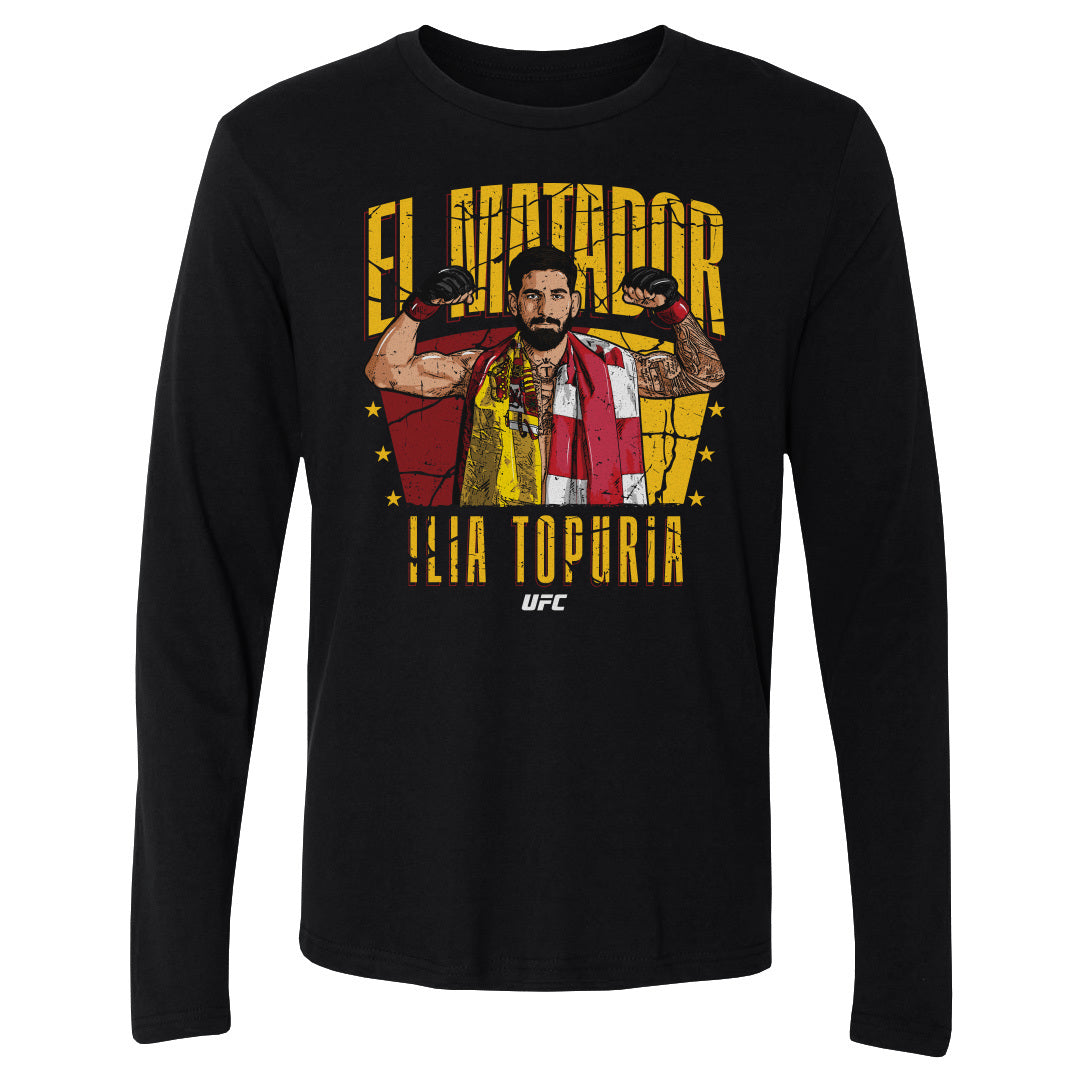 Ilia Topuria Men&#39;s Long Sleeve T-Shirt | 500 LEVEL