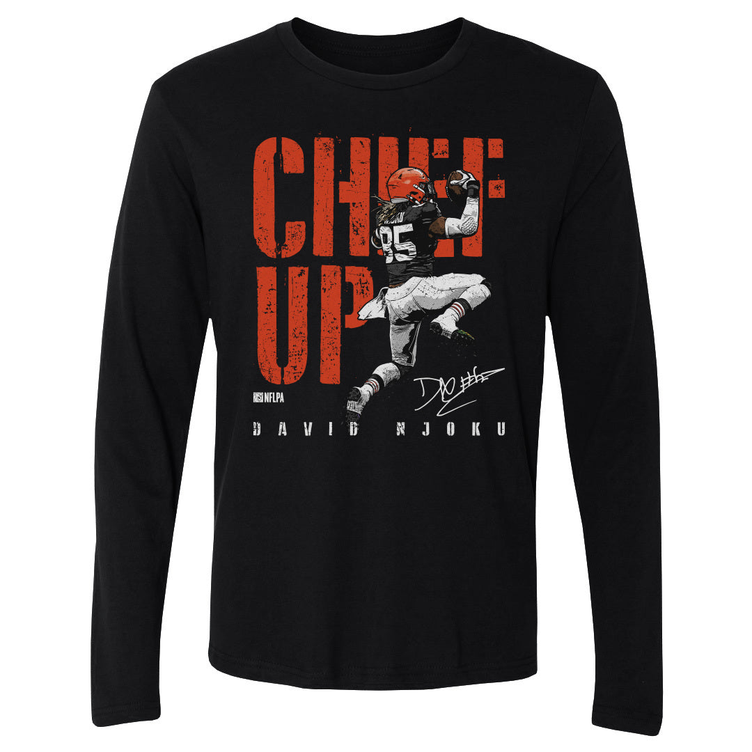 David Njoku Men&#39;s Long Sleeve T-Shirt | 500 LEVEL