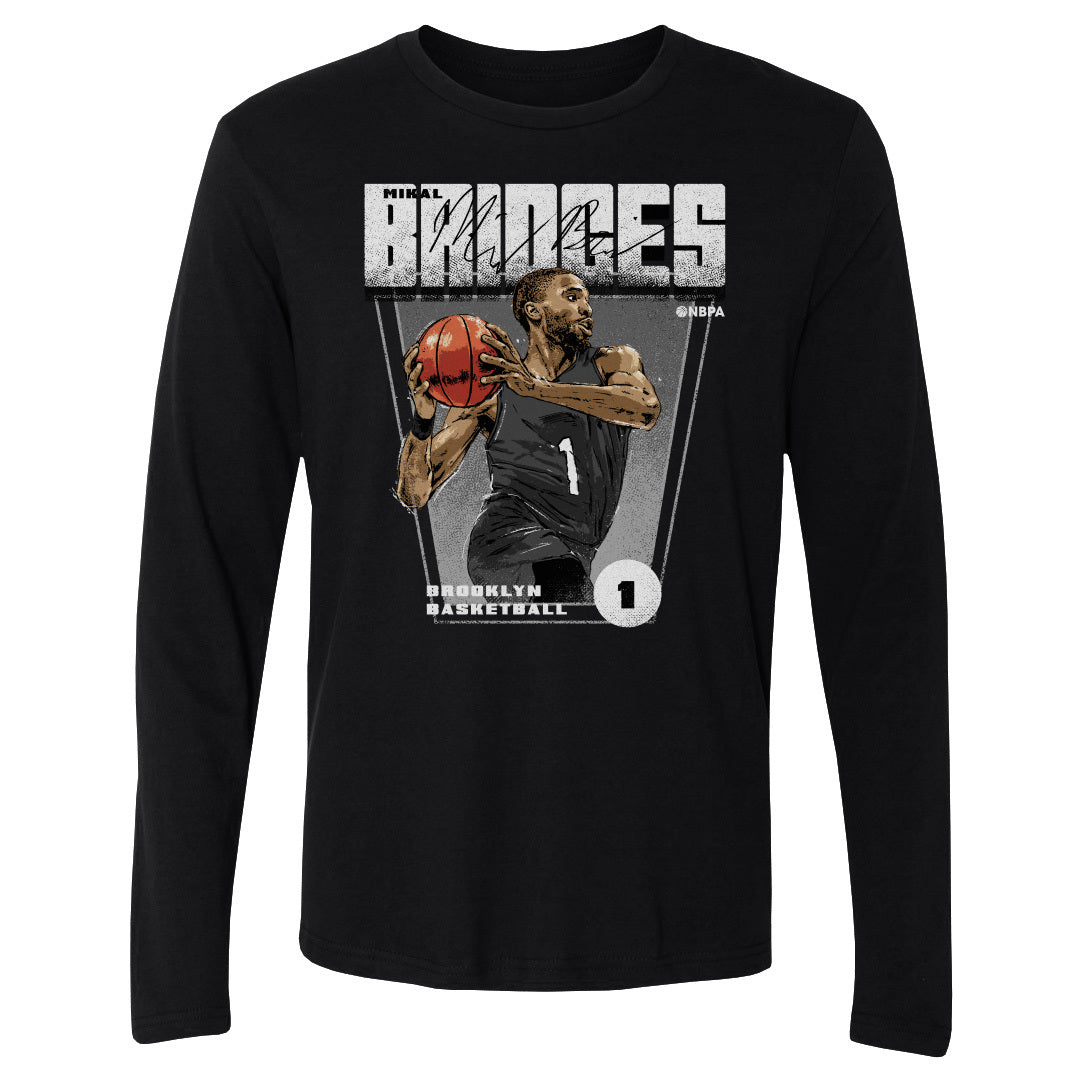 Mikal Bridges Men&#39;s Long Sleeve T-Shirt | 500 LEVEL