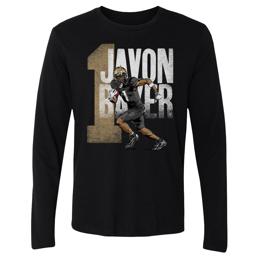 Javon Baker Men&#39;s Long Sleeve T-Shirt | 500 LEVEL