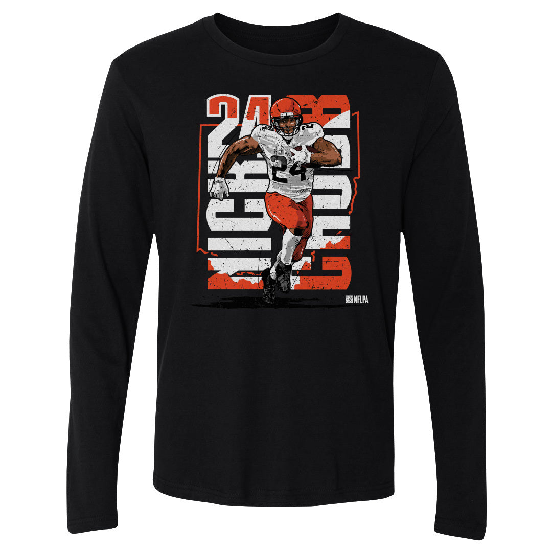 Nick Chubb Men&#39;s Long Sleeve T-Shirt | 500 LEVEL