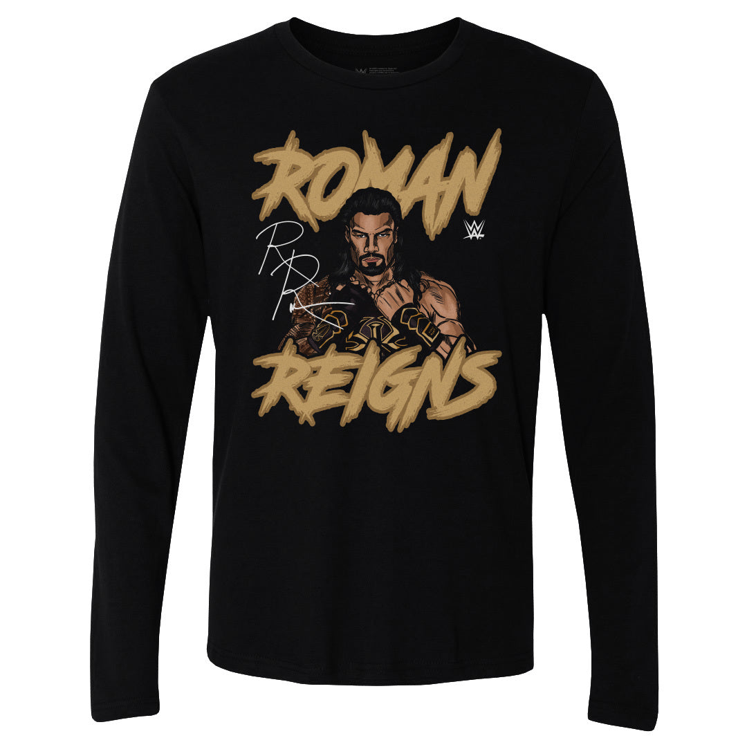 Roman Reigns Men&#39;s Long Sleeve T-Shirt | 500 LEVEL