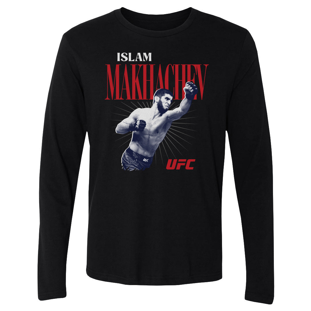 Islam Makhachev Men&#39;s Long Sleeve T-Shirt | 500 LEVEL