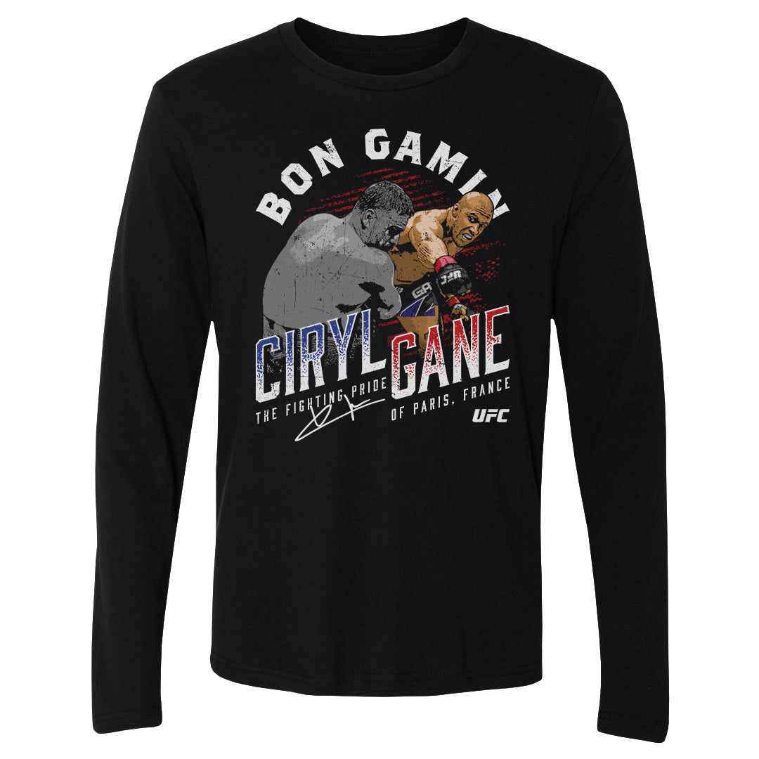 Ciryl Gane Men&#39;s Long Sleeve T-Shirt | 500 LEVEL