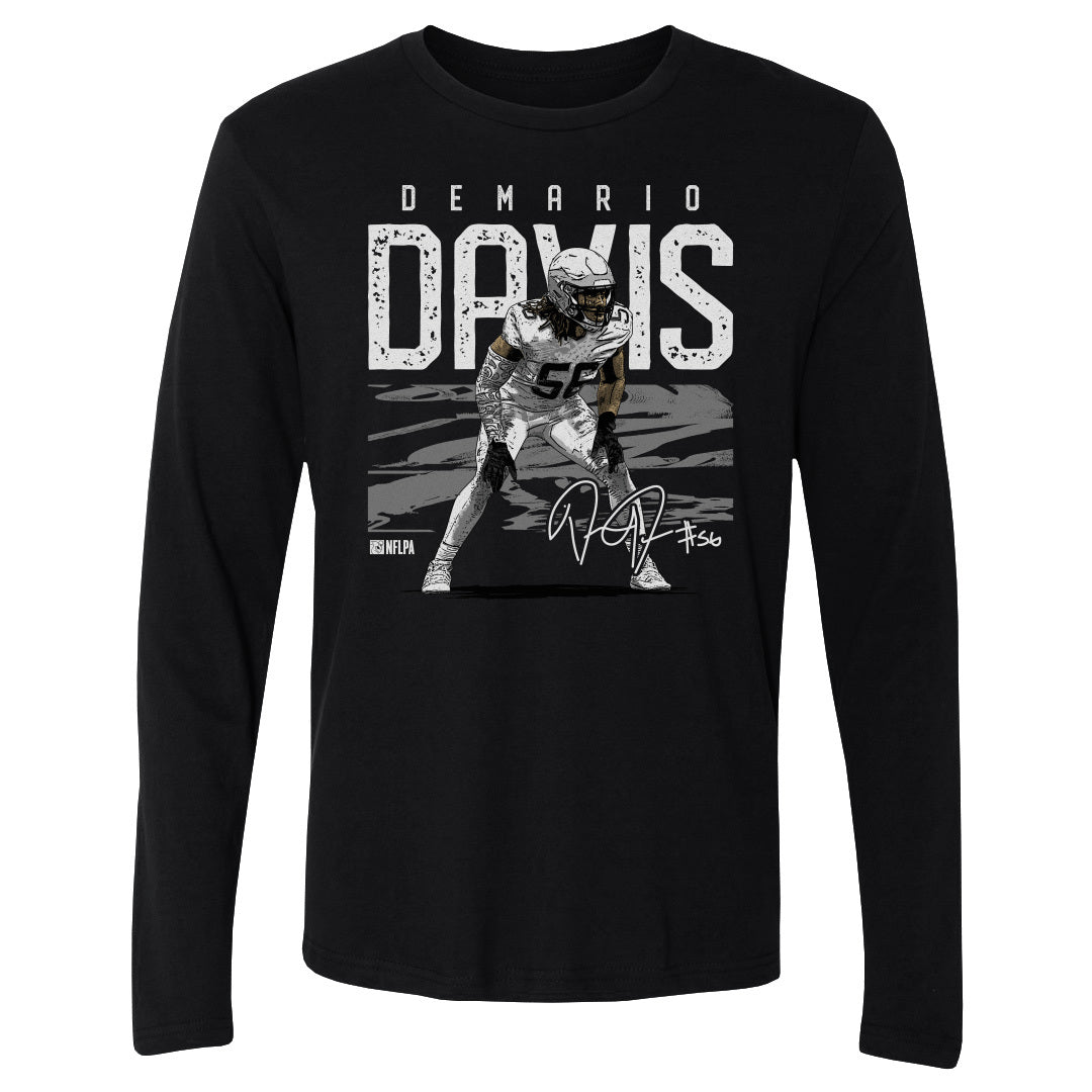 Demario Davis Men&#39;s Long Sleeve T-Shirt | 500 LEVEL