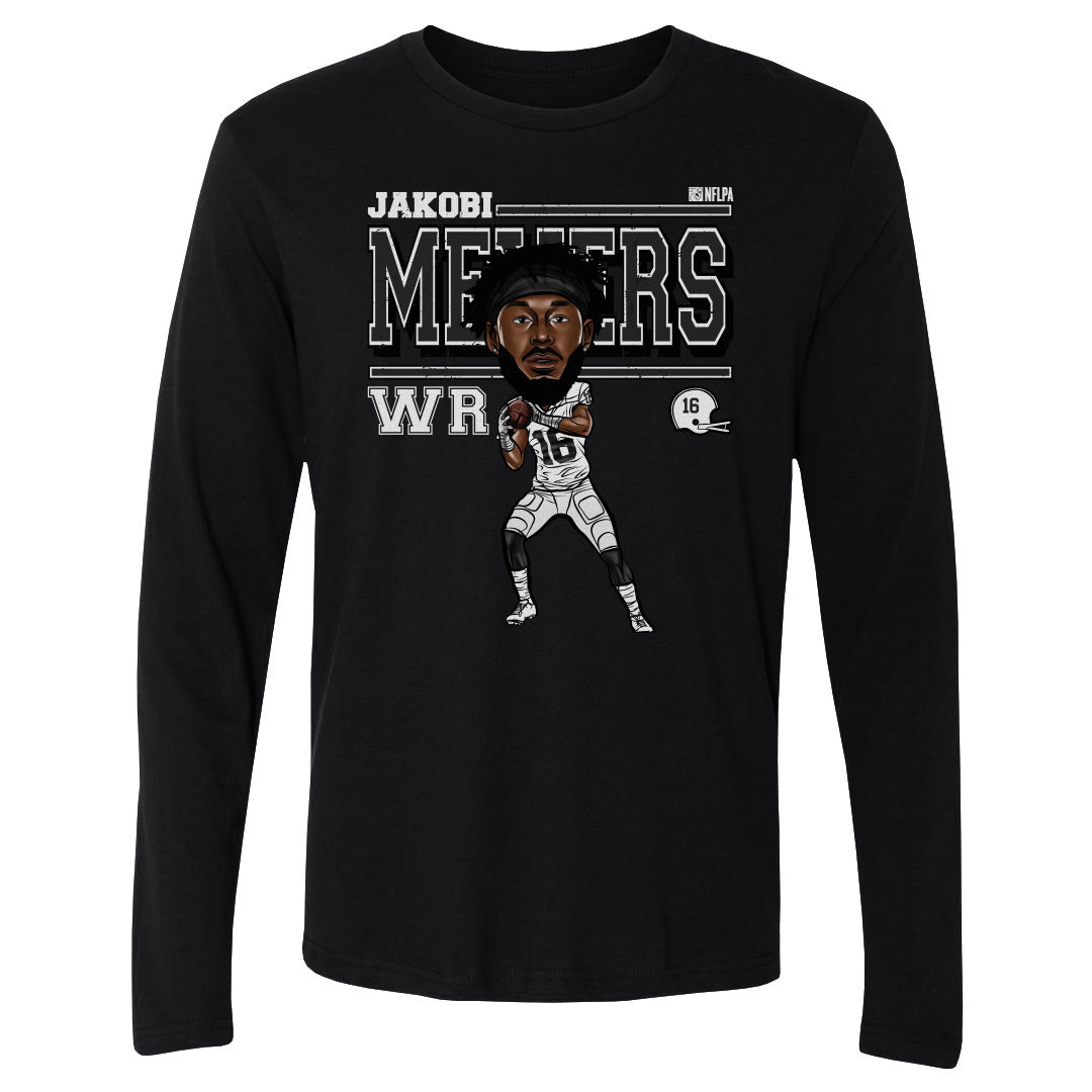 Jakobi Meyers Men&#39;s Long Sleeve T-Shirt | 500 LEVEL