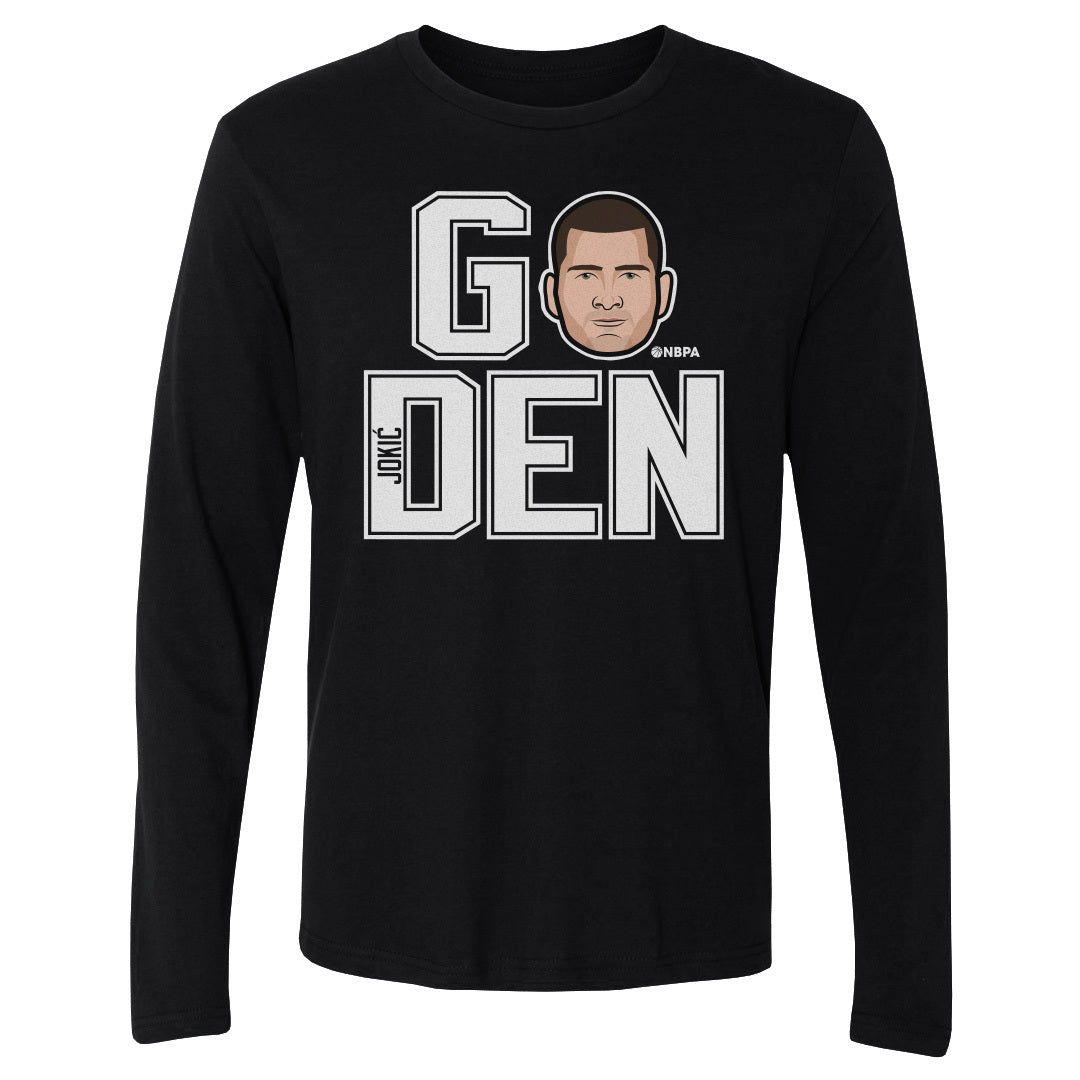 Nikola Jokic Men&#39;s Long Sleeve T-Shirt | 500 LEVEL