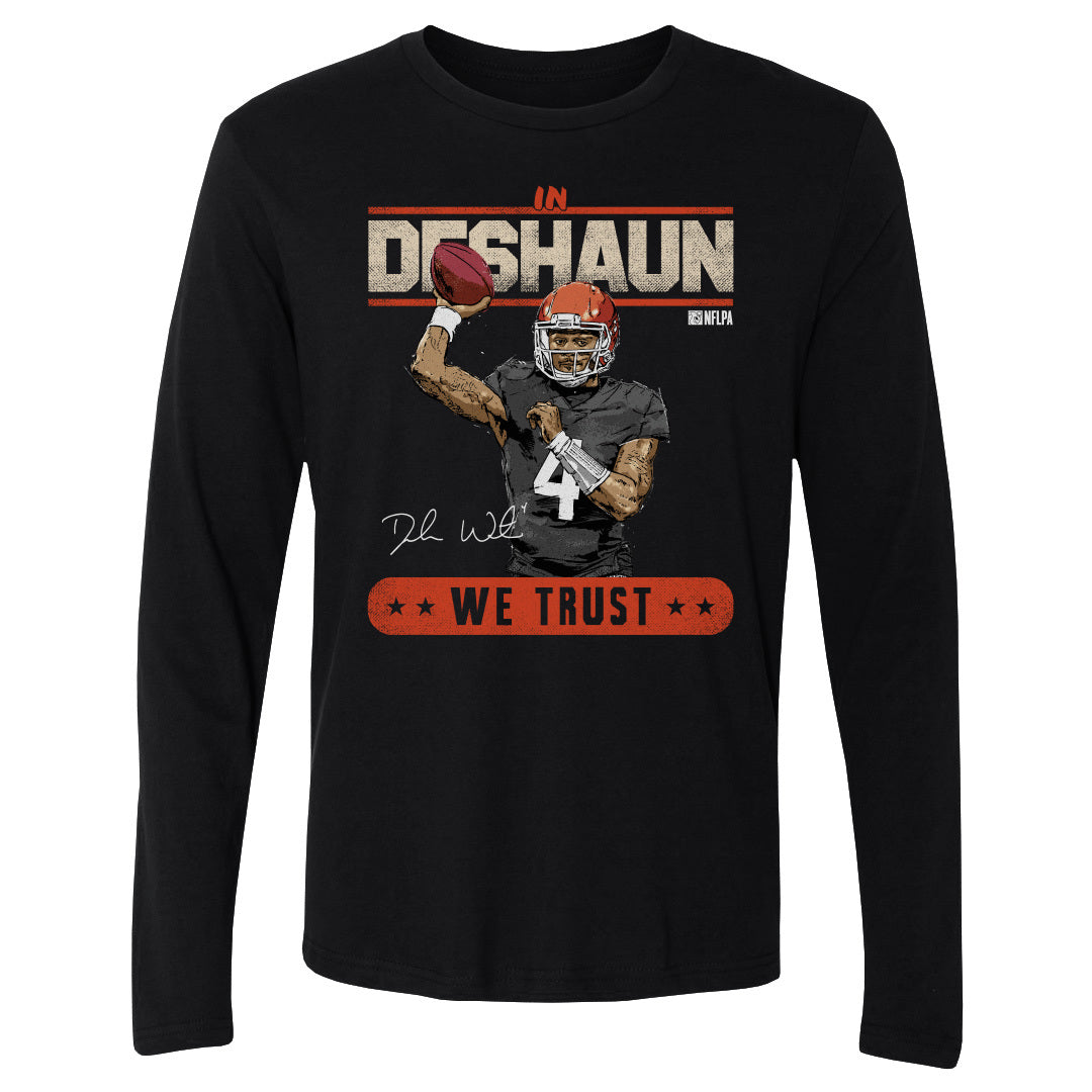 Deshaun Watson Men&#39;s Long Sleeve T-Shirt | 500 LEVEL