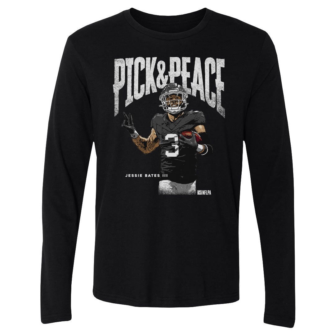 Jessie Bates III Men&#39;s Long Sleeve T-Shirt | 500 LEVEL