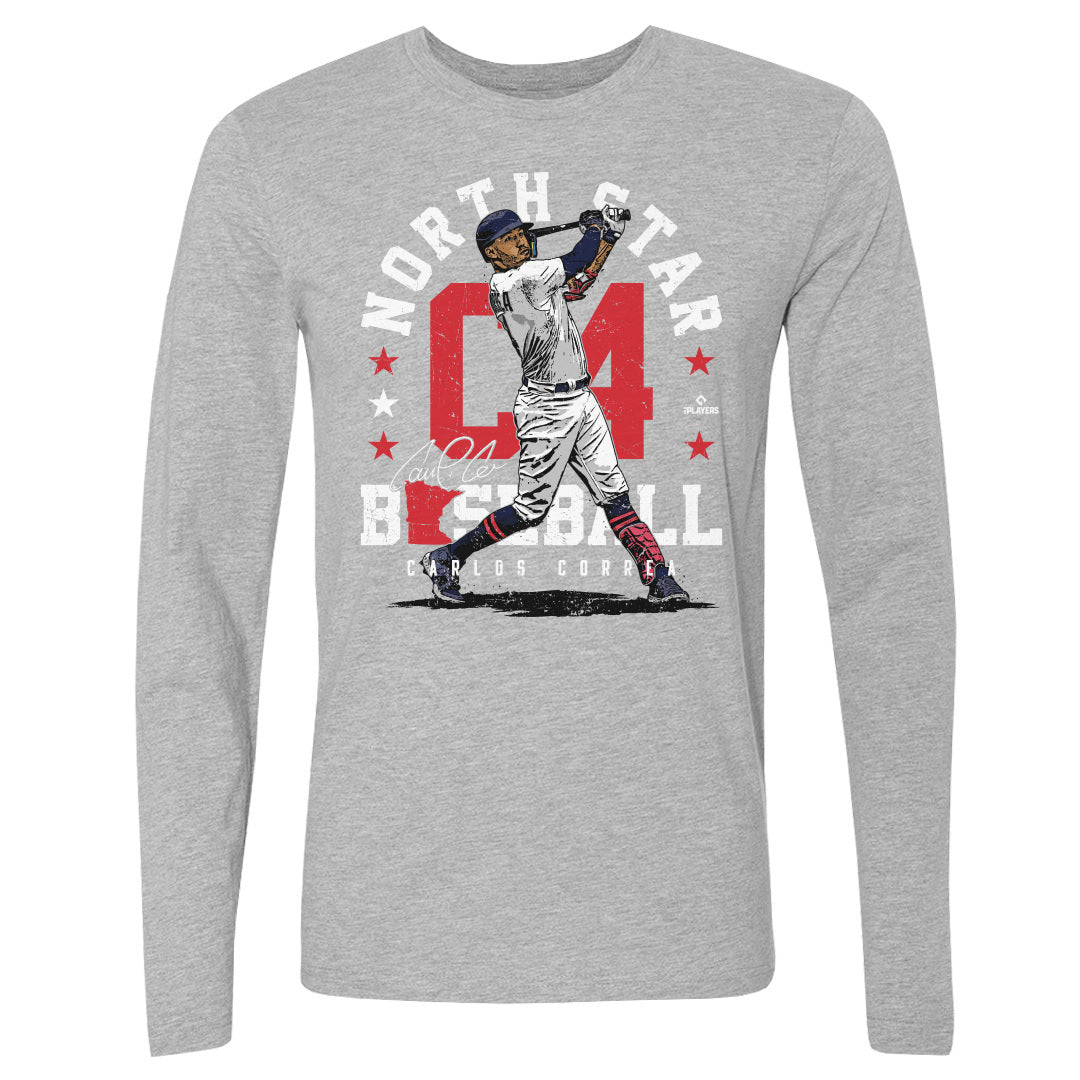 Carlos Correa Men&#39;s Long Sleeve T-Shirt | 500 LEVEL