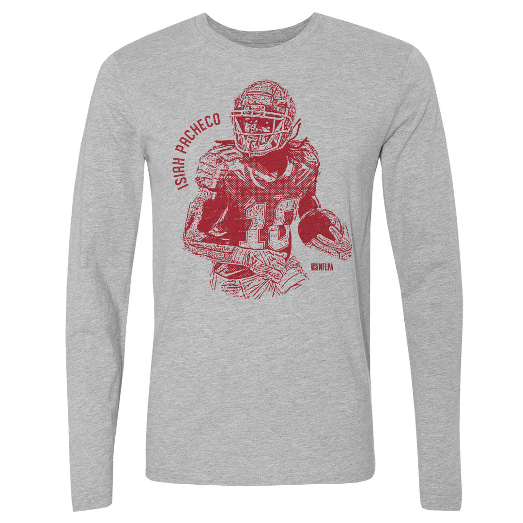 Isiah Pacheco Men&#39;s Long Sleeve T-Shirt | 500 LEVEL