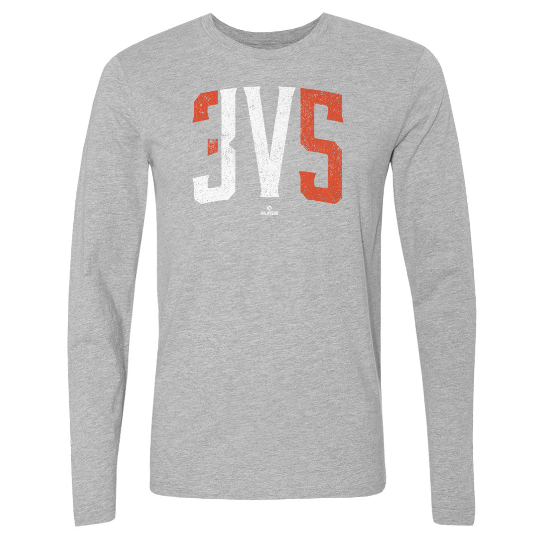 Justin Verlander Men&#39;s Long Sleeve T-Shirt | 500 LEVEL