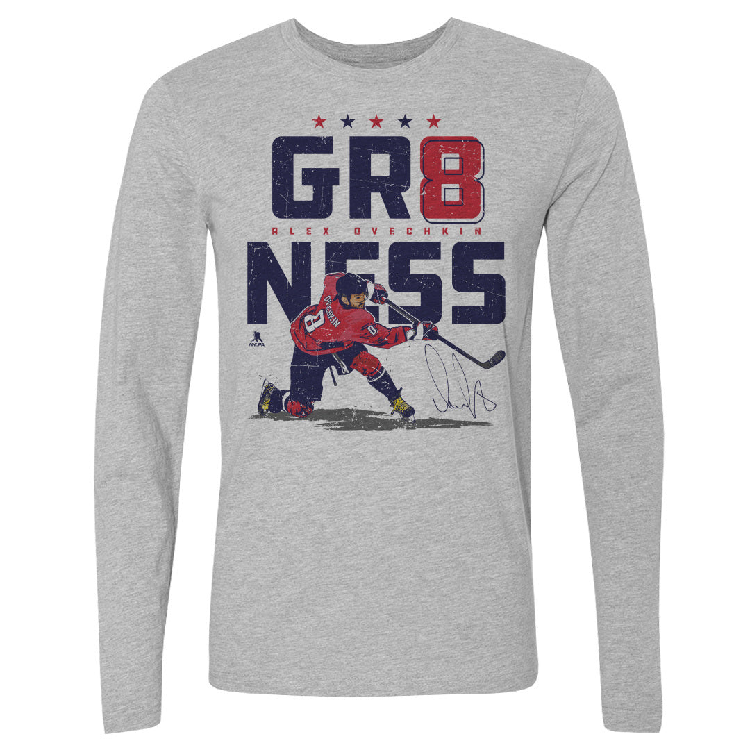 Alex Ovechkin Men&#39;s Long Sleeve T-Shirt | 500 LEVEL