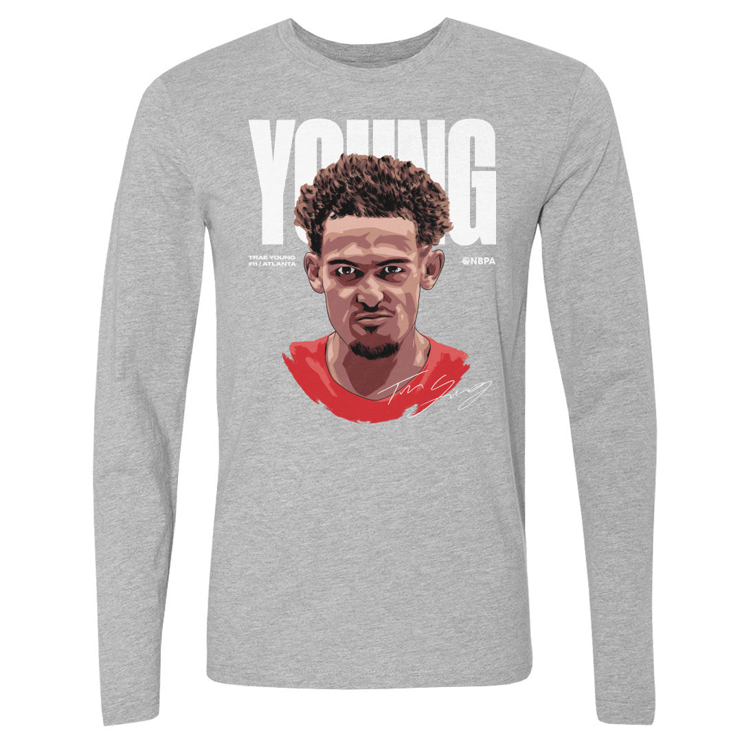 Trae Young Men&#39;s Long Sleeve T-Shirt | 500 LEVEL