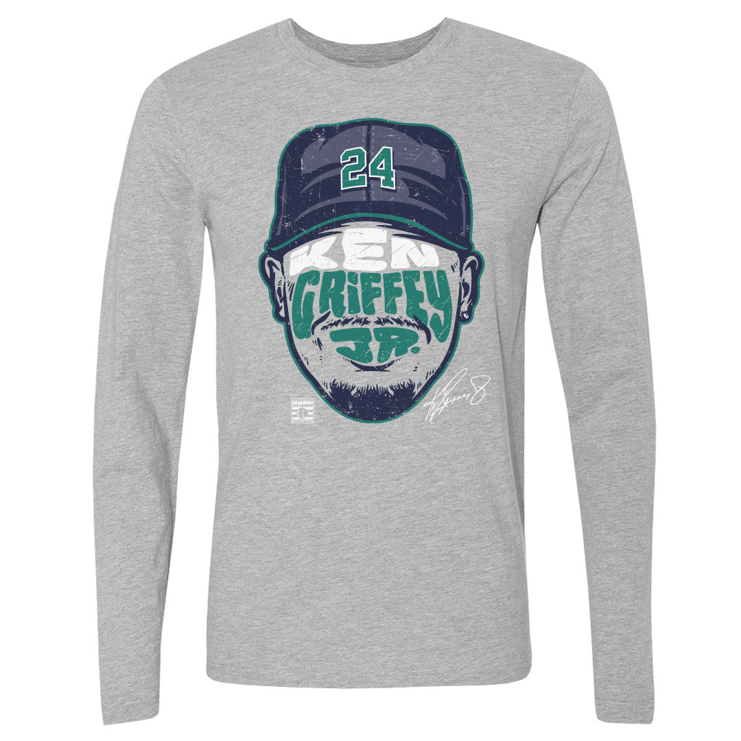 Ken Griffey Jr. Men&#39;s Long Sleeve T-Shirt | 500 LEVEL