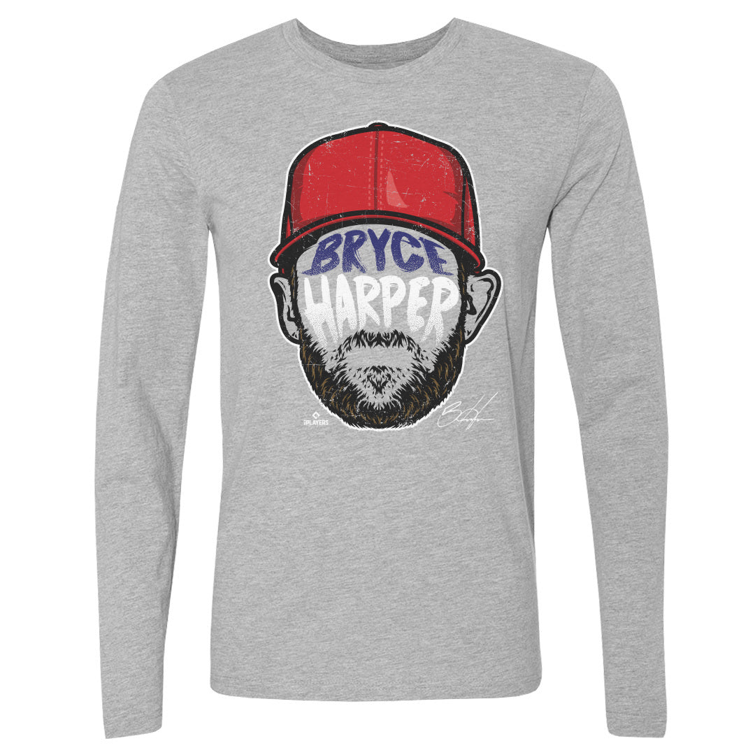 Bryce Harper Men&#39;s Long Sleeve T-Shirt | 500 LEVEL