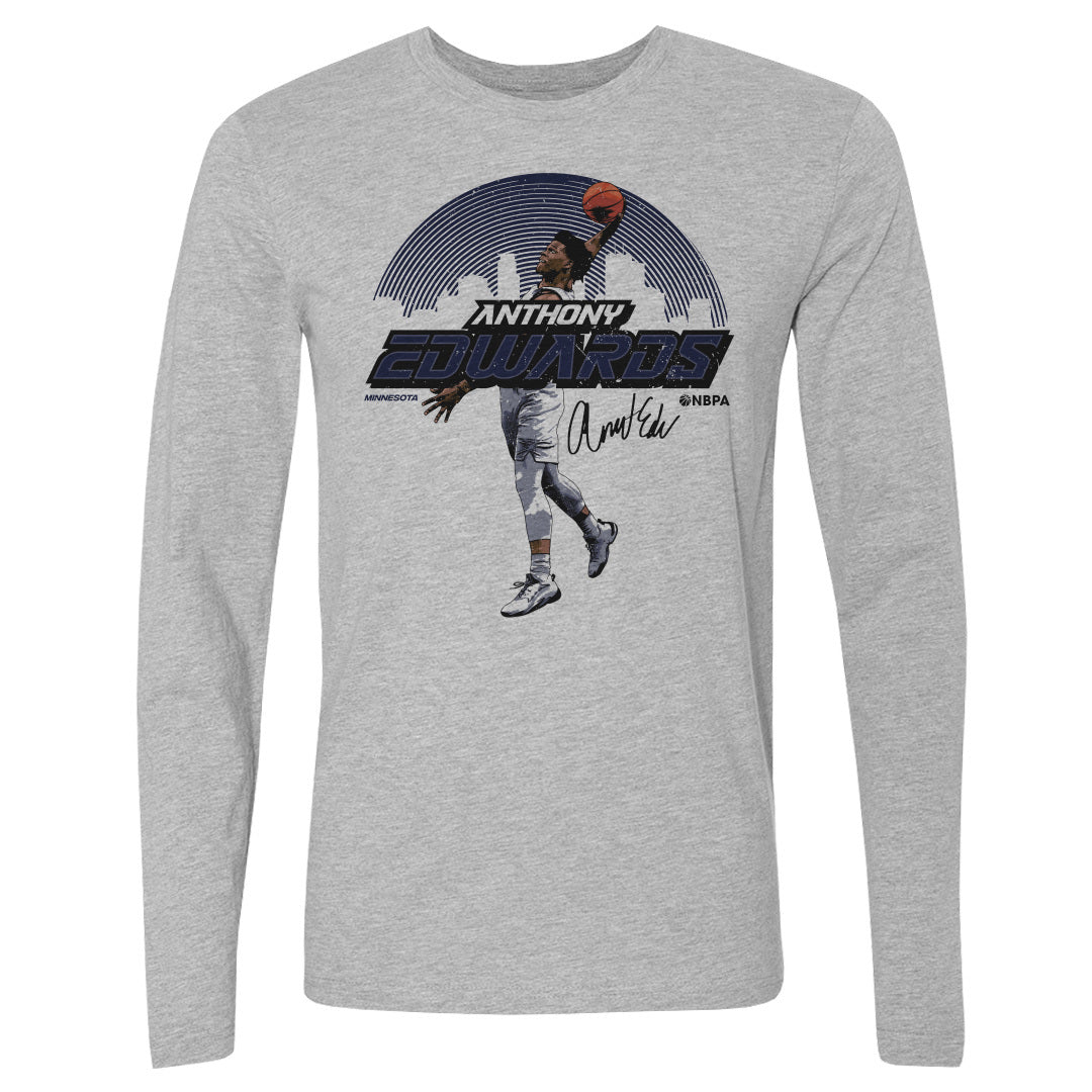 Anthony Edwards Men&#39;s Long Sleeve T-Shirt | 500 LEVEL