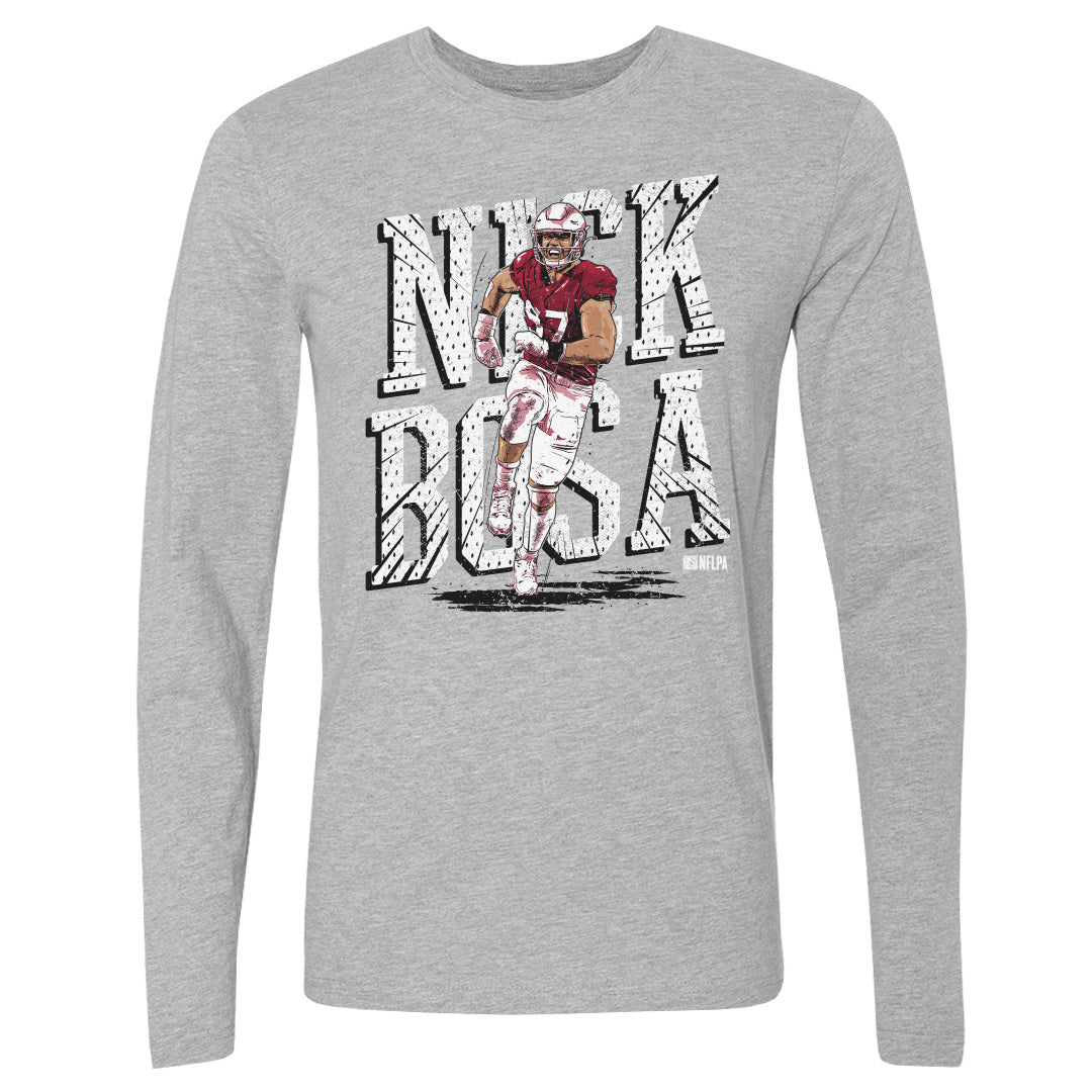 Nick Bosa Men&#39;s Long Sleeve T-Shirt | 500 LEVEL