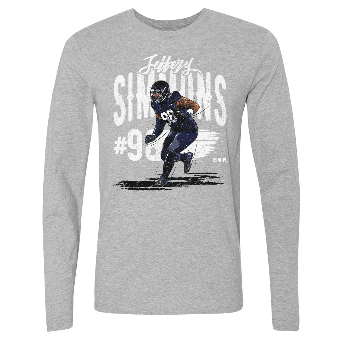 Jeffery Simmons Men&#39;s Long Sleeve T-Shirt | 500 LEVEL