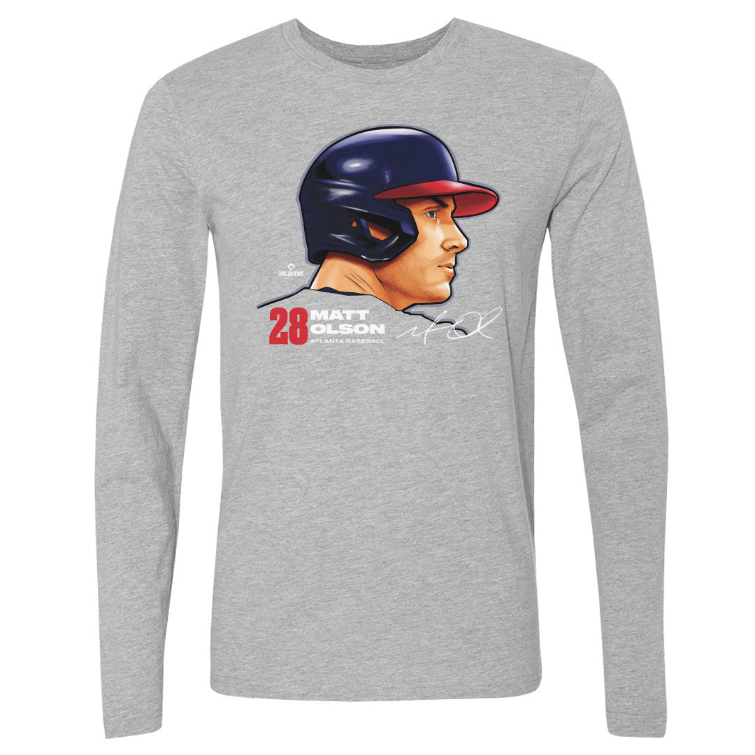 Matt Olson Men&#39;s Long Sleeve T-Shirt | 500 LEVEL