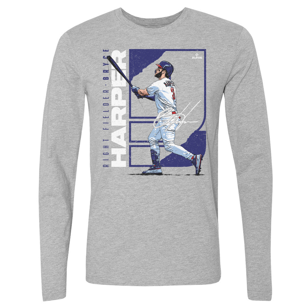 Bryce Harper Men&#39;s Long Sleeve T-Shirt | 500 LEVEL