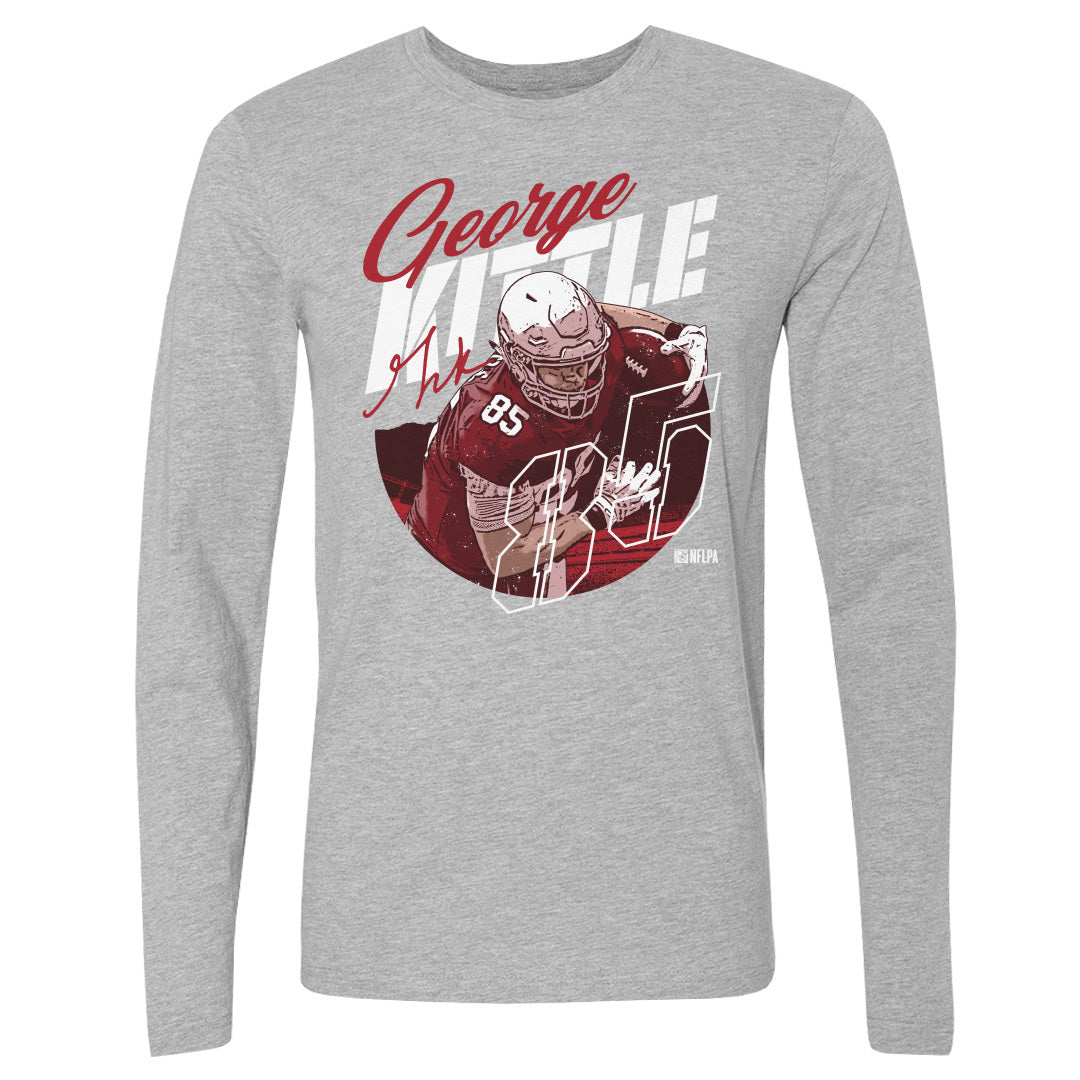 George Kittle Men&#39;s Long Sleeve T-Shirt | 500 LEVEL