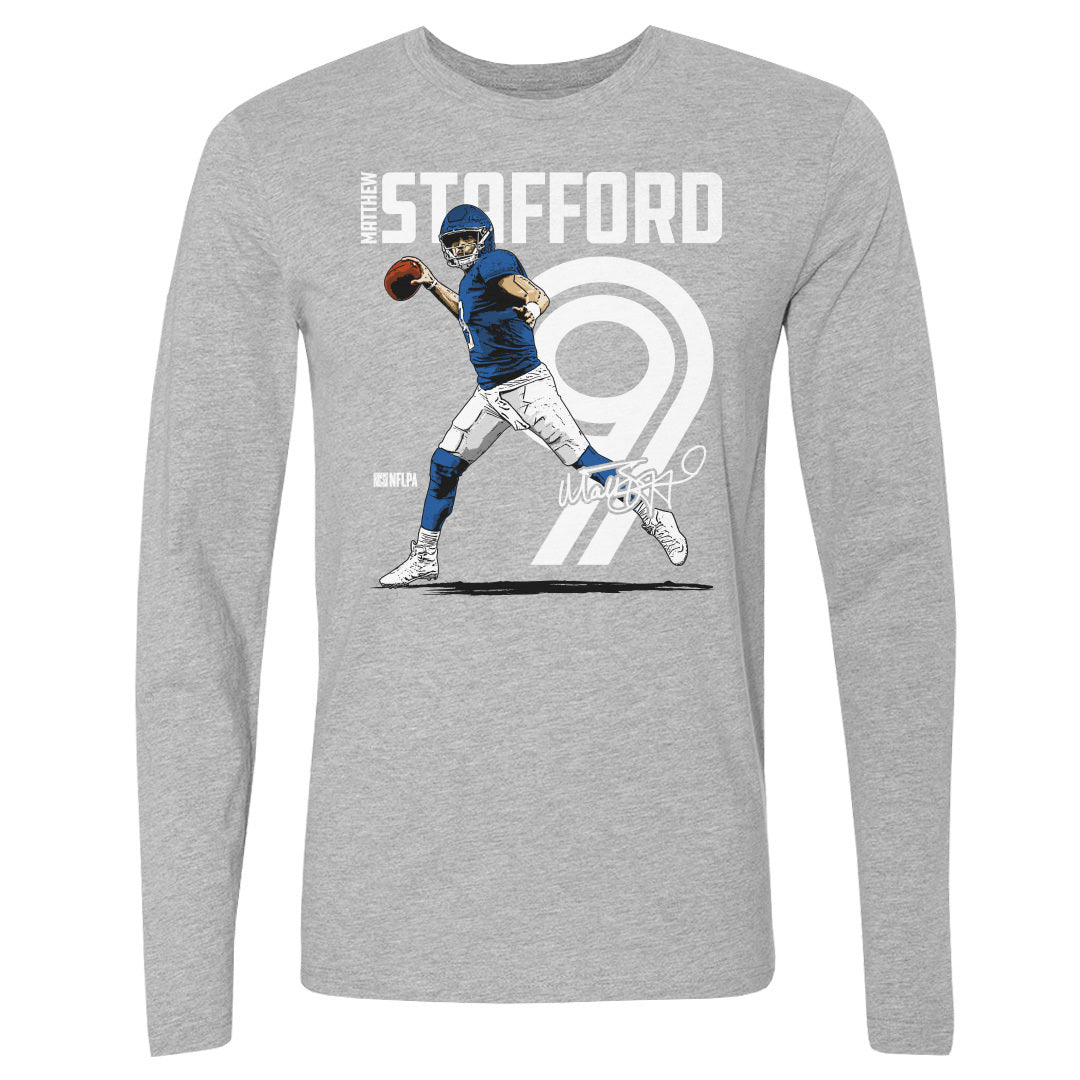 Matthew Stafford Men&#39;s Long Sleeve T-Shirt | 500 LEVEL