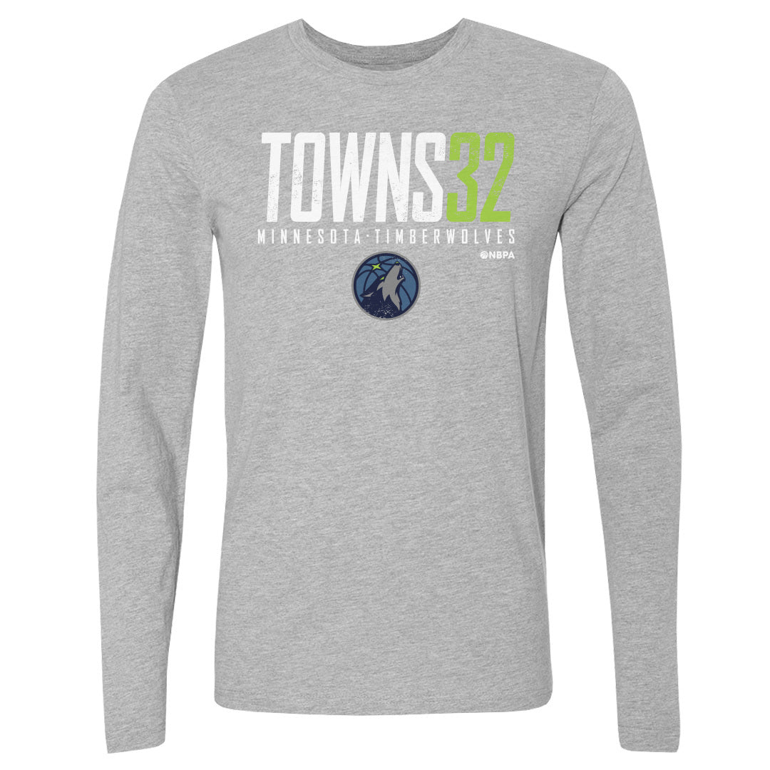 Karl-Anthony Towns Men&#39;s Long Sleeve T-Shirt | 500 LEVEL