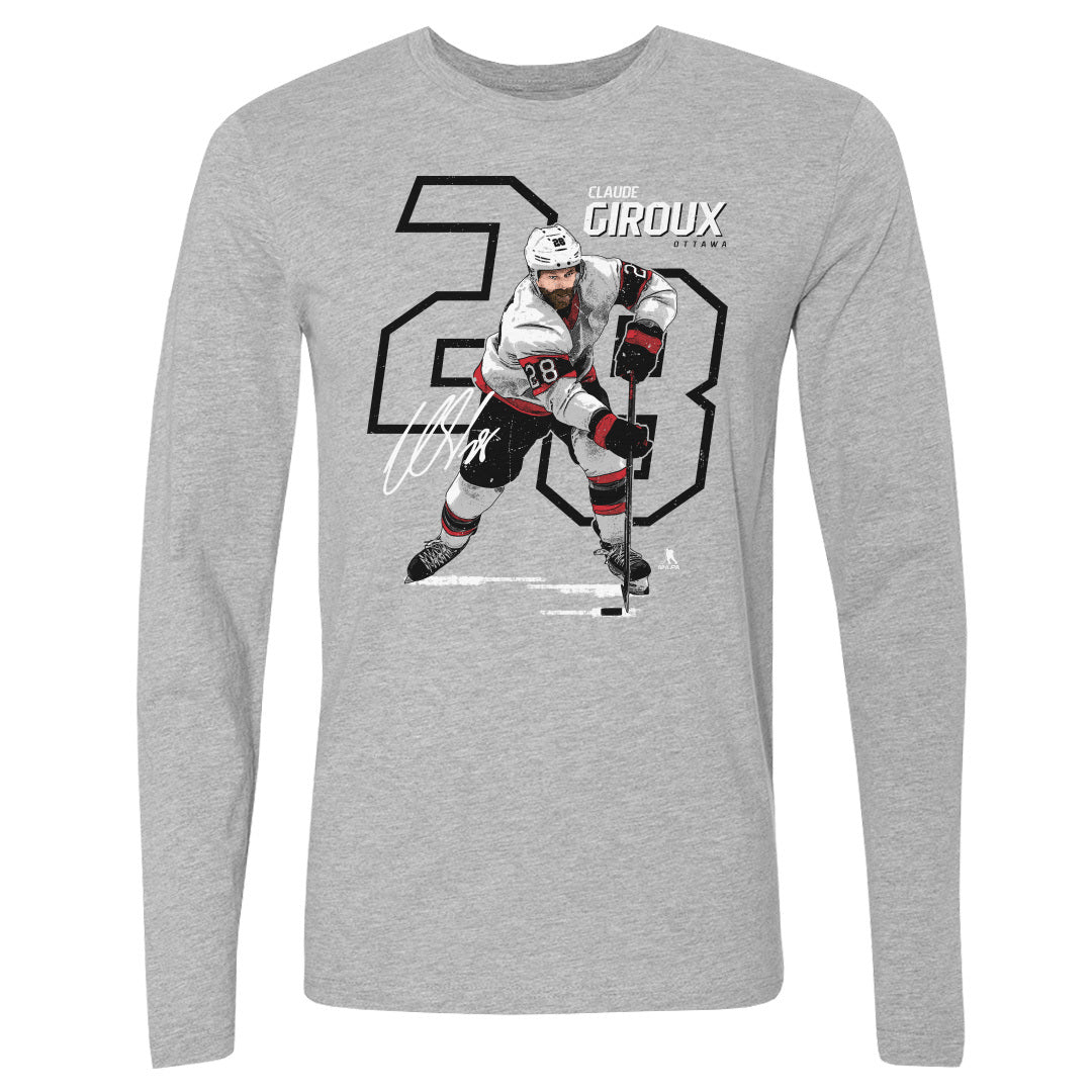 Claude Giroux Men&#39;s Long Sleeve T-Shirt | 500 LEVEL