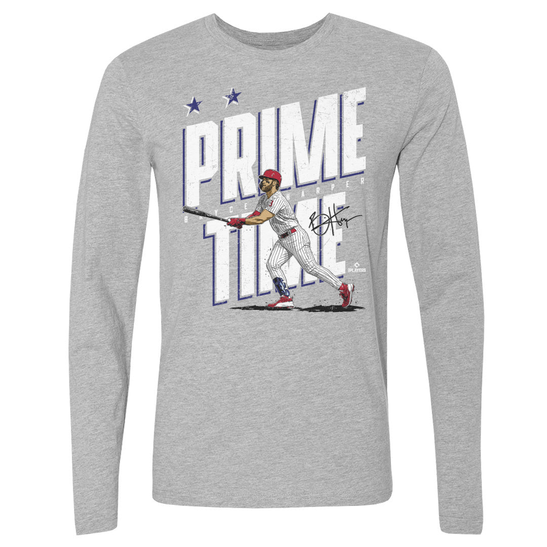 Bryce Harper Men&#39;s Long Sleeve T-Shirt | 500 LEVEL