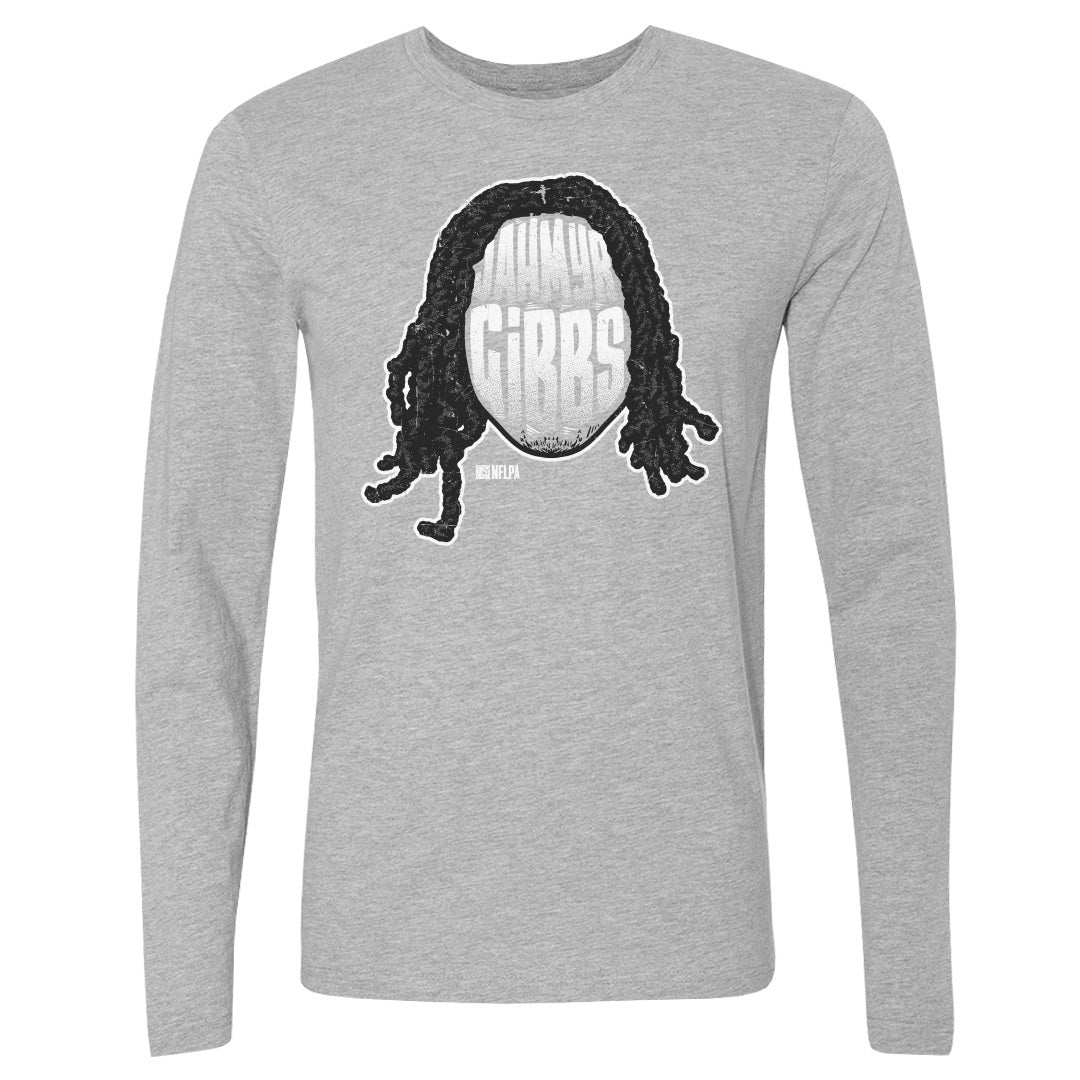 Jahmyr Gibbs Men&#39;s Long Sleeve T-Shirt | 500 LEVEL