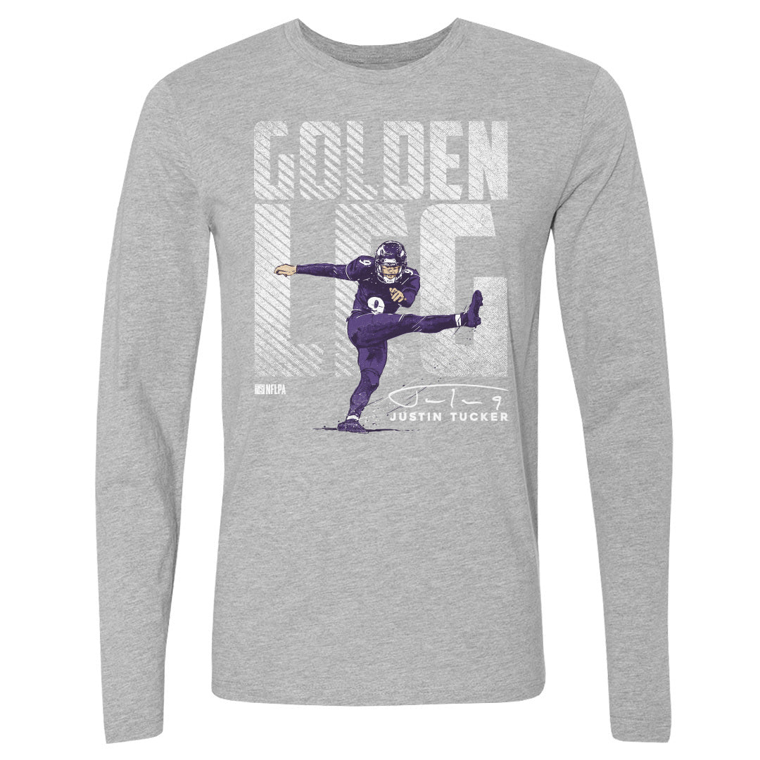 Justin Tucker Men&#39;s Long Sleeve T-Shirt | 500 LEVEL