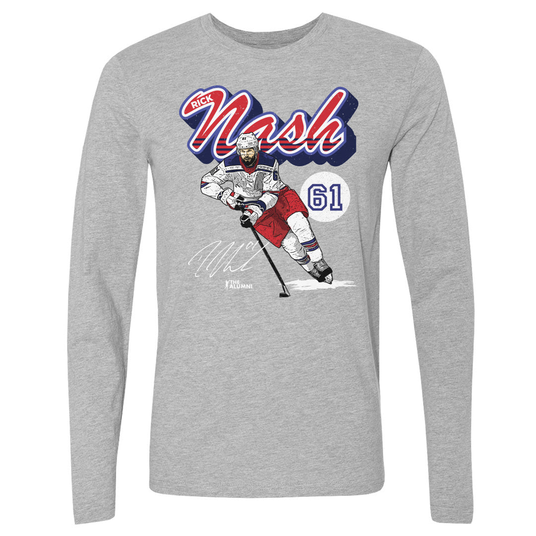 Rick Nash Men&#39;s Long Sleeve T-Shirt | 500 LEVEL