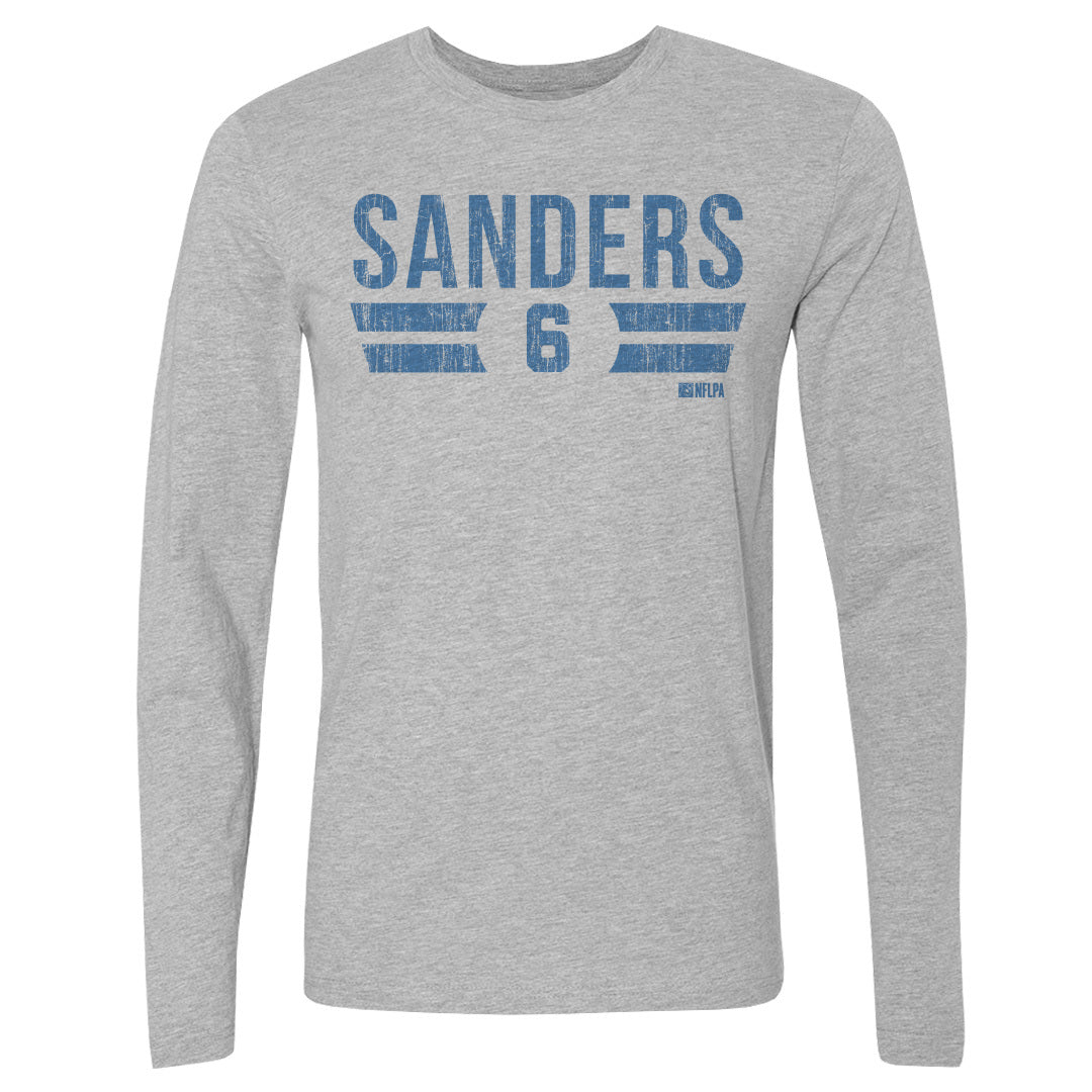 Miles Sanders Men&#39;s Long Sleeve T-Shirt | 500 LEVEL