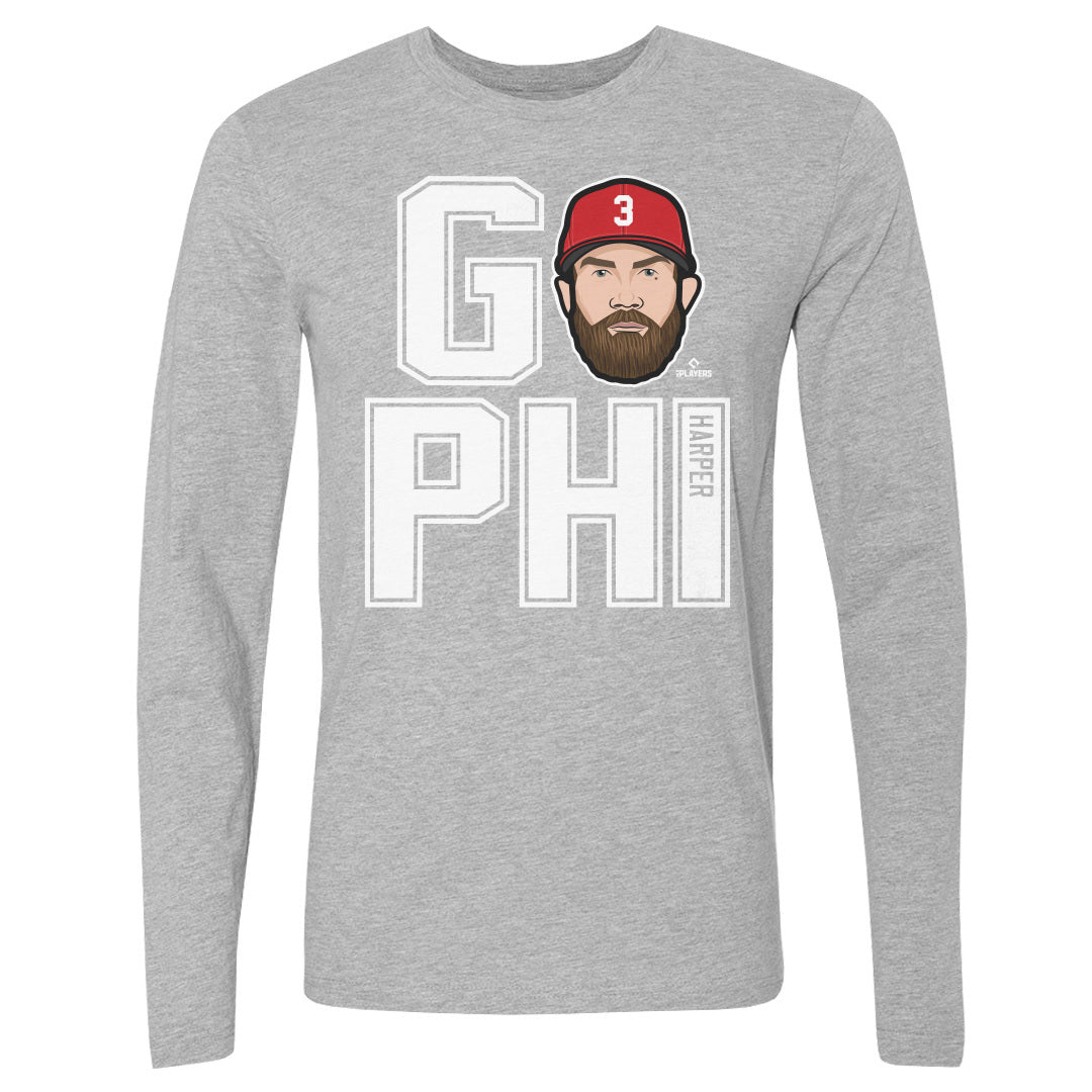 Bryce Harper Men&#39;s Long Sleeve T-Shirt | 500 LEVEL