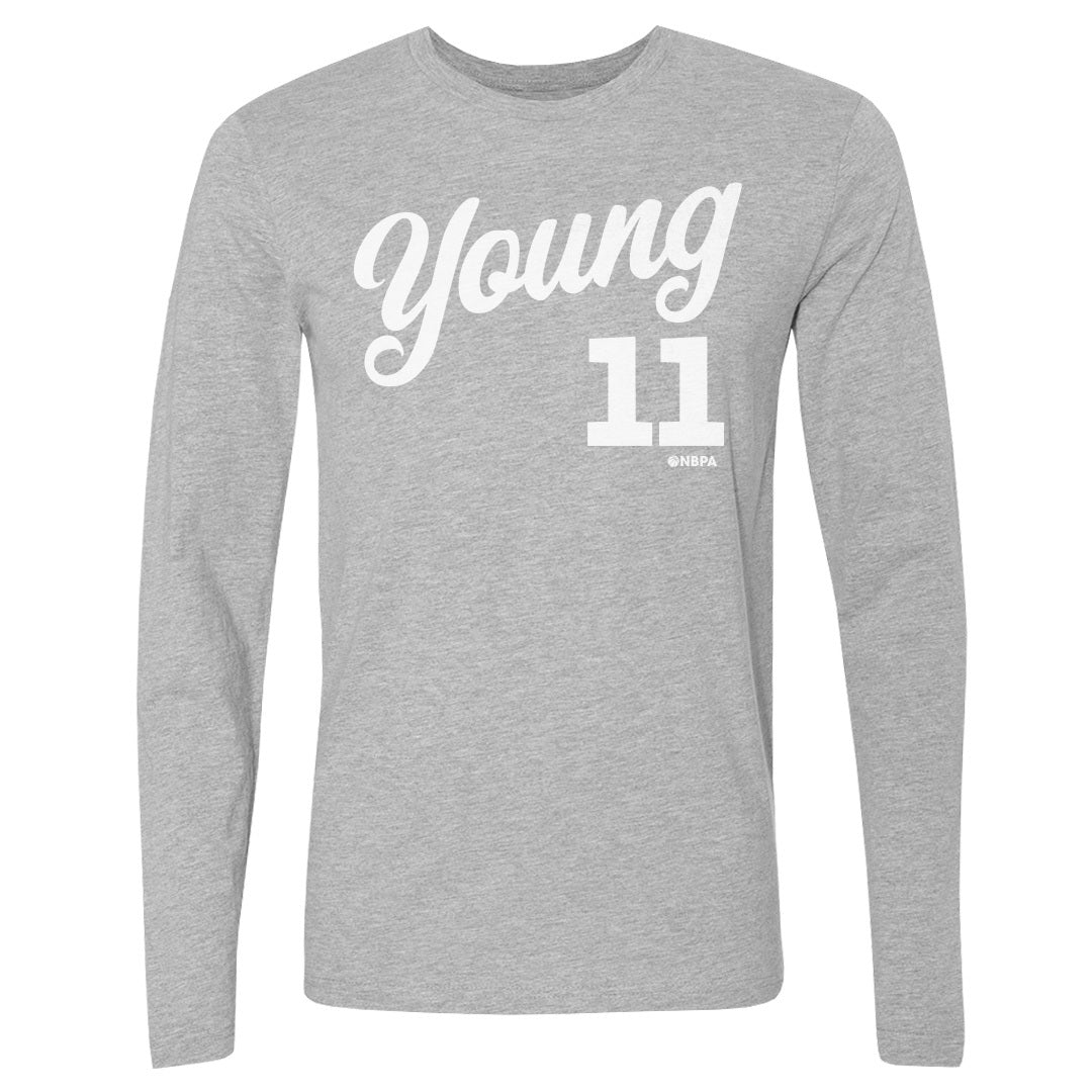 Trae Young Men&#39;s Long Sleeve T-Shirt | 500 LEVEL