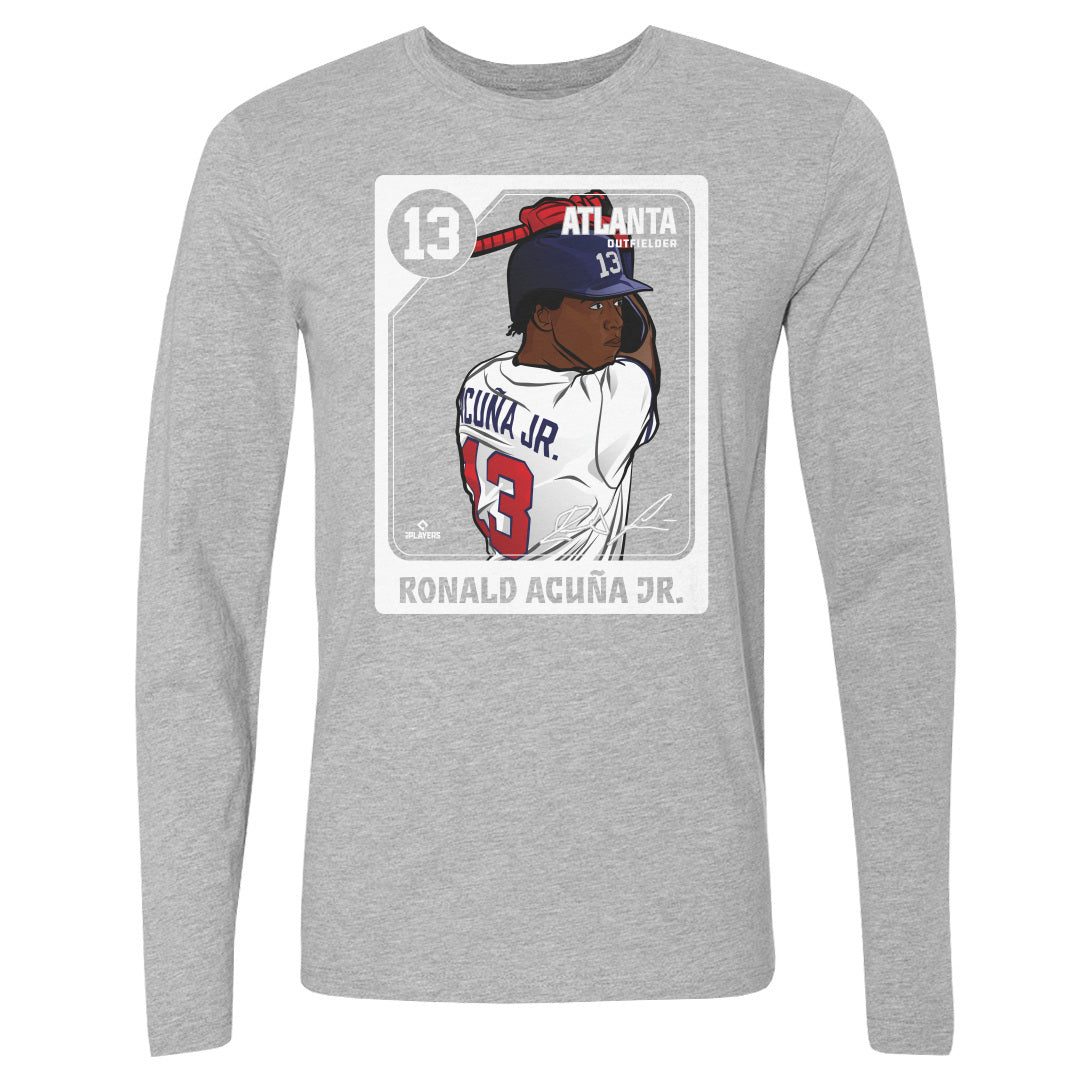 Ronald Acuna Jr. Men&#39;s Long Sleeve T-Shirt | 500 LEVEL